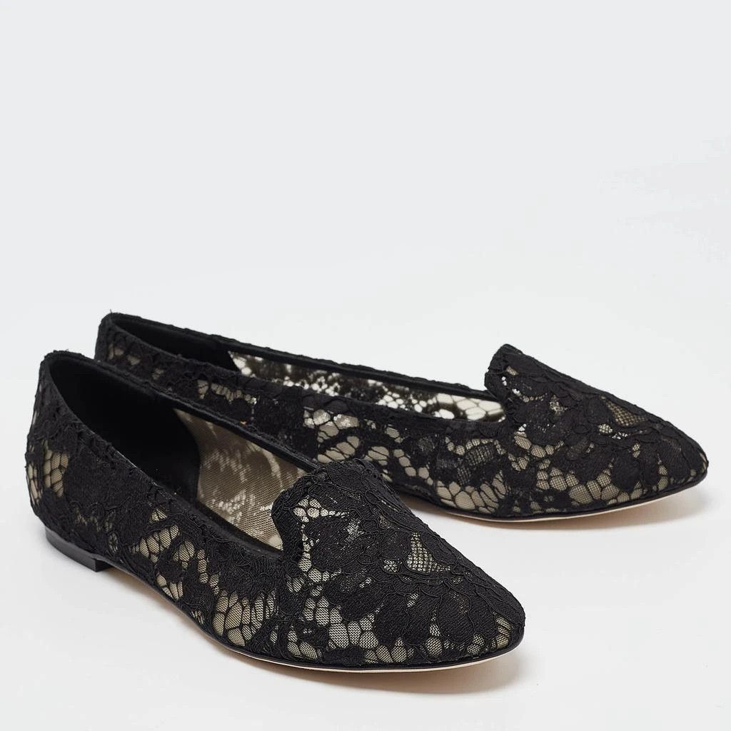 Dolce & Gabbana o1y0925 Loafers in Black Size US 4 / IT 34 - 3 Thumbnail
