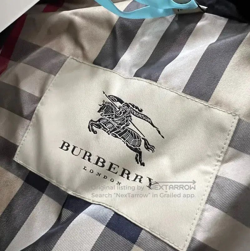 Burberry Burberry Black Cotton Mid-Length Trench Coat. Size XXS / US 00 / IT 34 - 4 Thumbnail