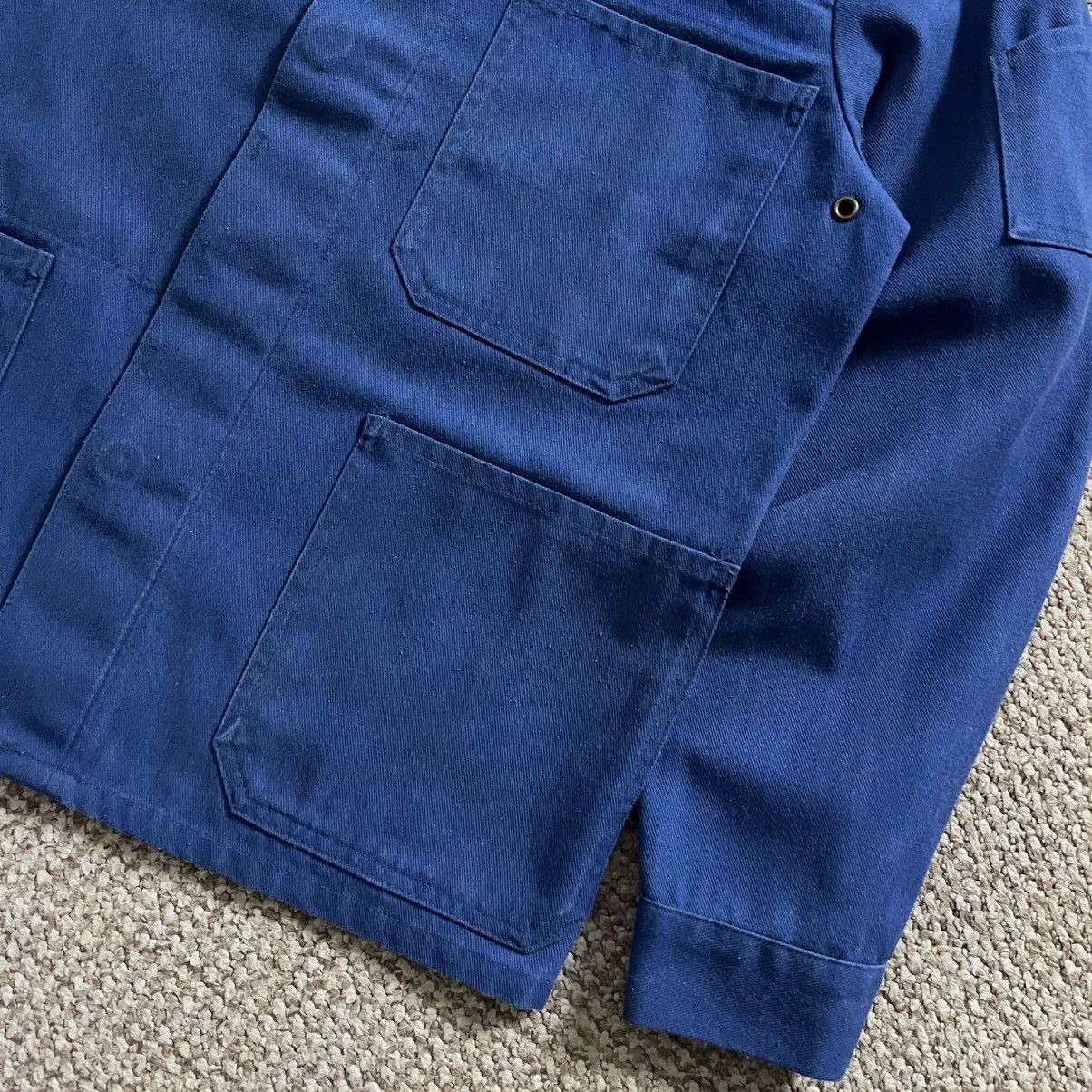 Vintage French sanfor chore vintage faded works jacket Size US S / EU 44-46 / 1 - 6 Thumbnail