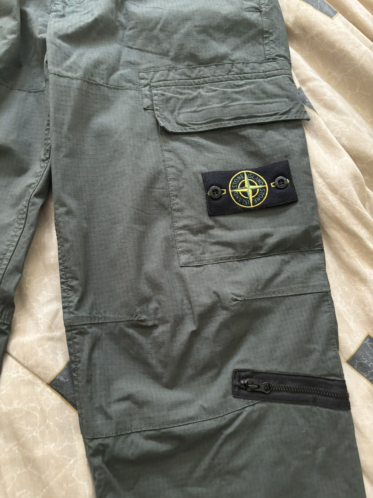 Stone Island Stone Island Green Multi-Pocket Cargo Pants Size US 30 / EU 46 - 2 Thumbnail