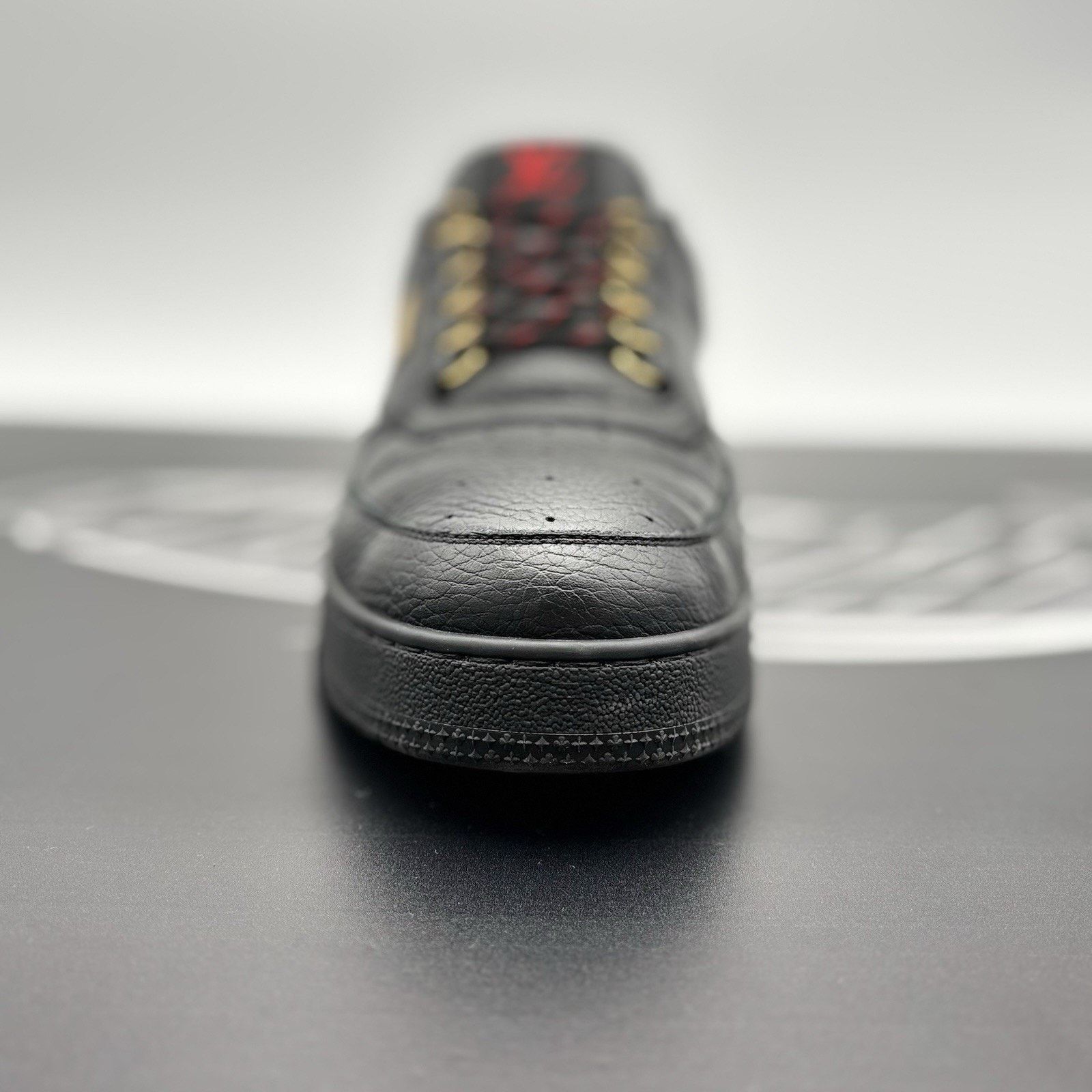 Louis Vuitton Louis Vuitton Hardware Calfskin Trainer ‘ Black, Gold ‘ Size US 10.5 / EU 43-44 - 6 Thumbnail