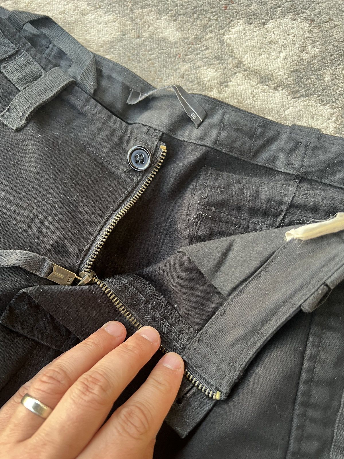Japanese Brand Y+Y Jeans Art Bosse Yed Tabby Extra Long Lasting Pants Size US 30 / EU 46 - 4 Thumbnail