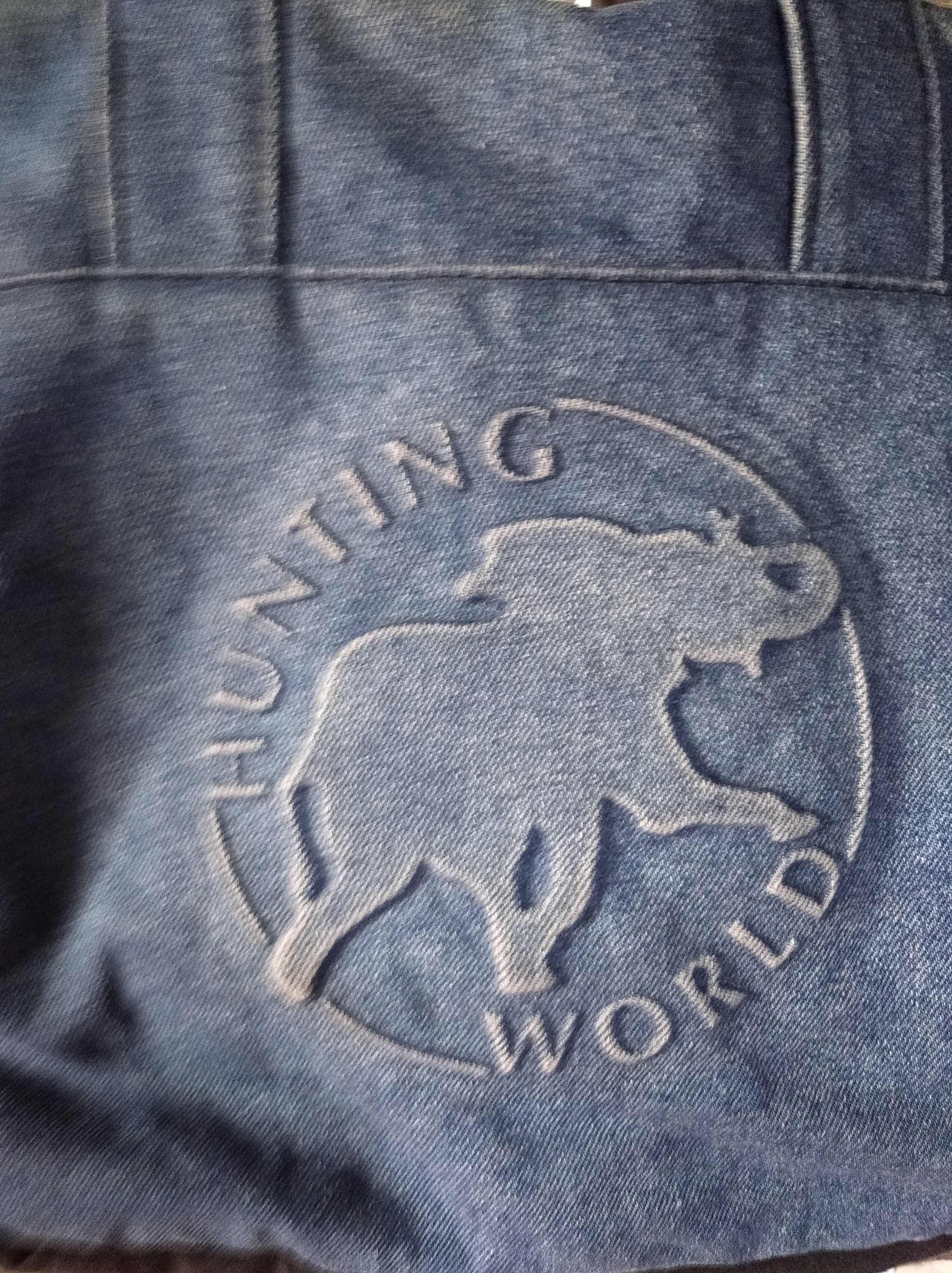 Vintage Vintage hunting world big logo tote bag jeans Size ONE SIZE - 2 Thumbnail
