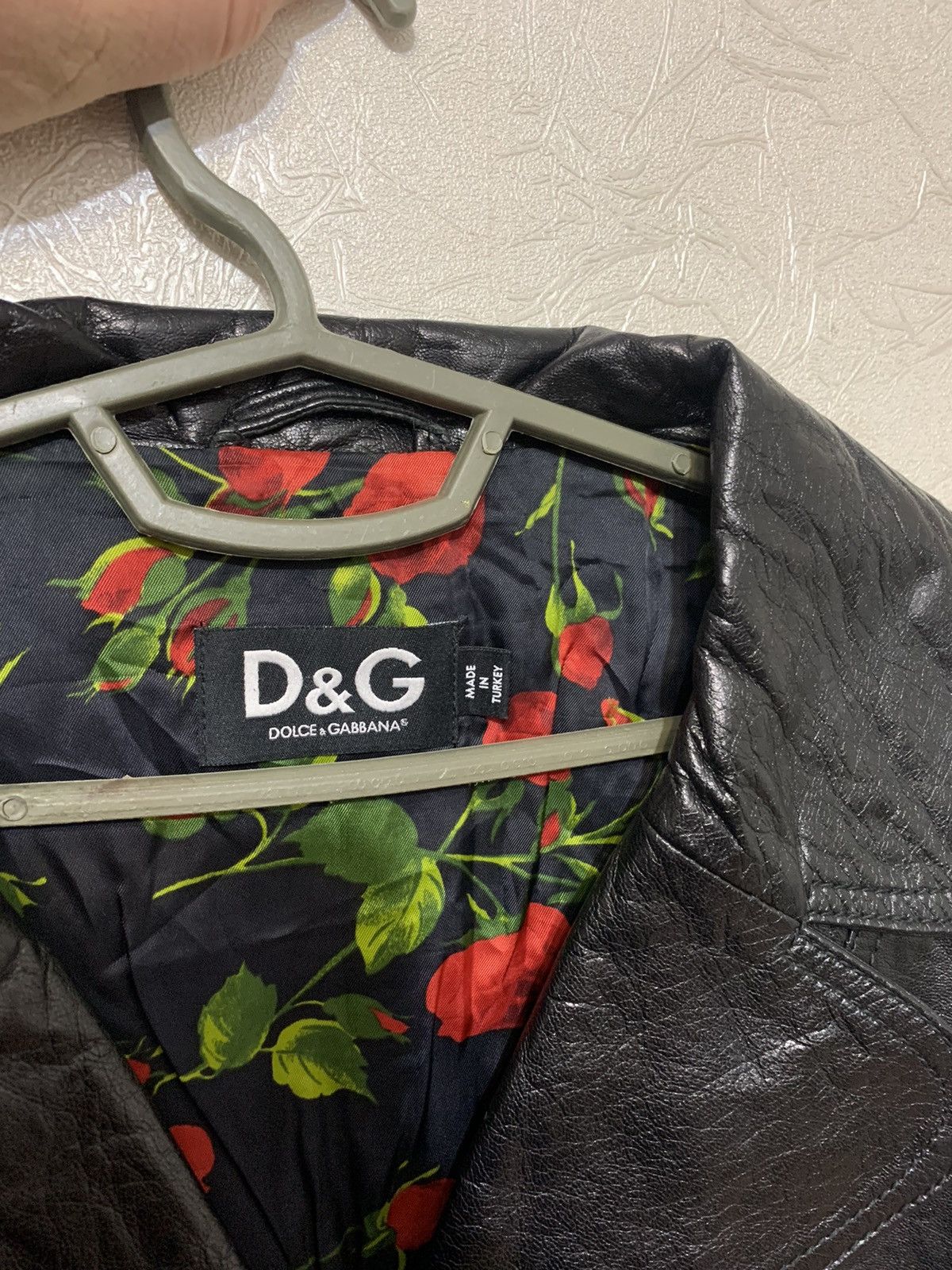 Dolce & Gabbana × Vintage Dolce & Gabbana Women’s Goatskin Black Button Jacket Size 42 Size M / US 6-8 / IT 42-44 - 7 Thumbnail