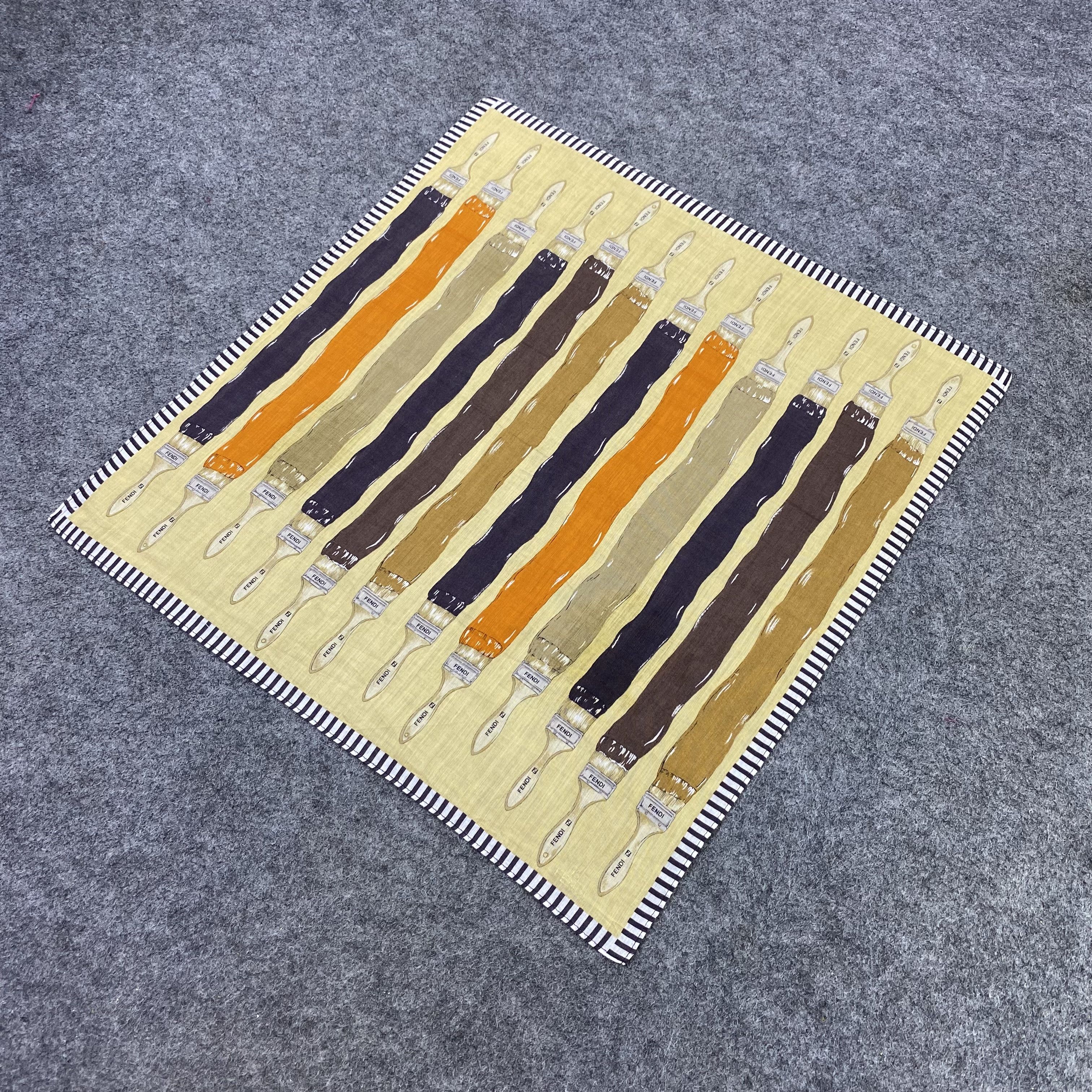 Fendi Fendi Handkerchief Neckerchief Bandana-B2060 Size ONE SIZE - 4 Thumbnail