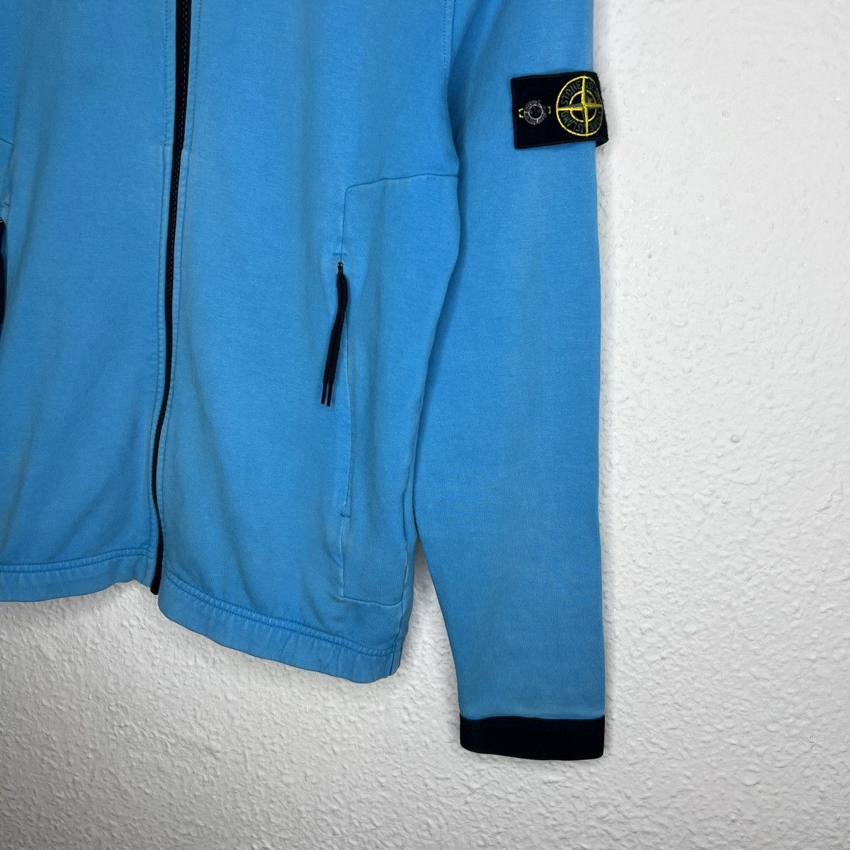 Stone Island Stone Island Sweatshirt Hoodie Blue Badge Logo Size S / US 4 / IT 40 - 2 Thumbnail
