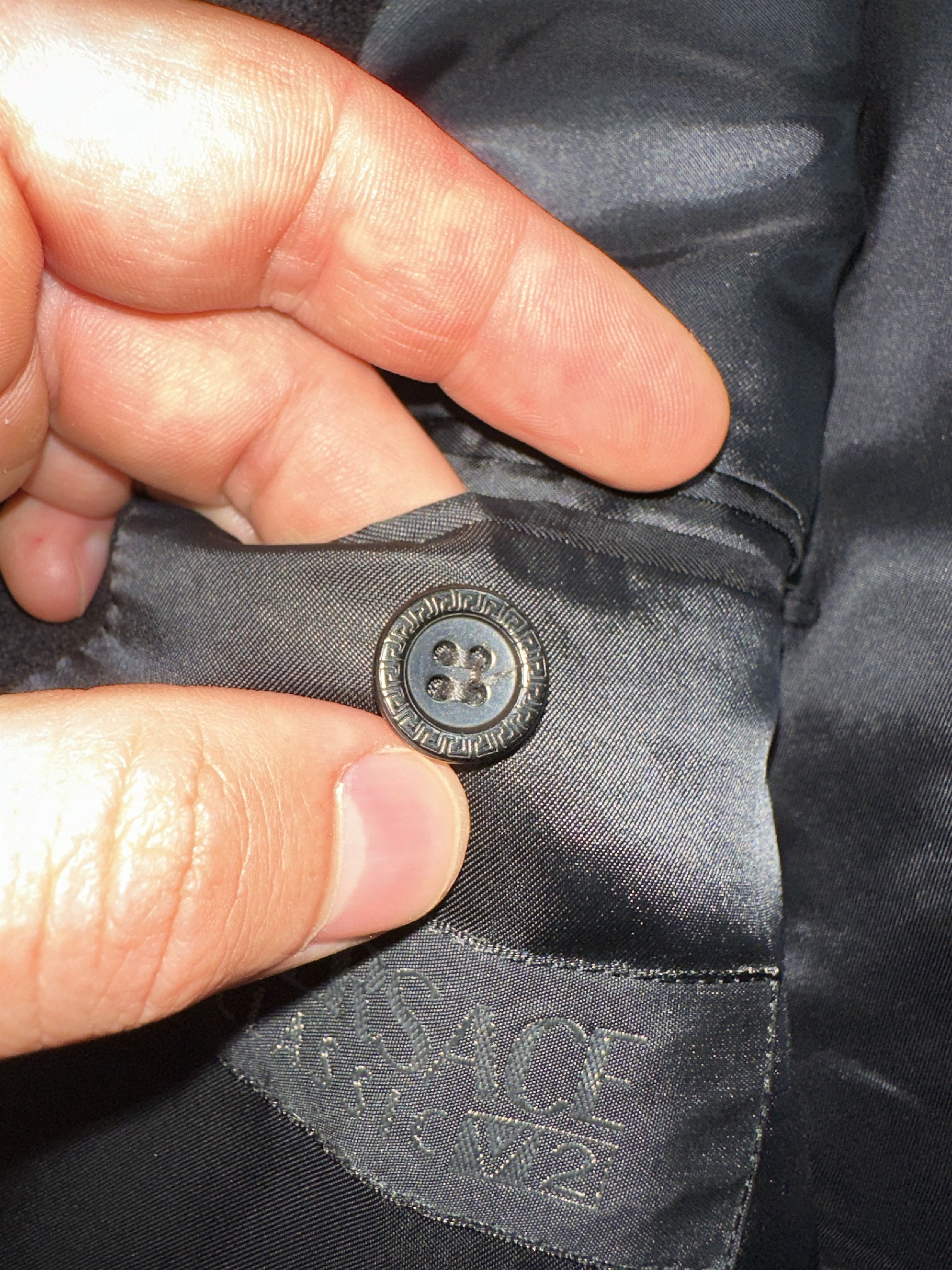Versace Versace Classic V2 Wool Cashmere 3 Button Blazer 50 8R Size 50R - 16 Thumbnail