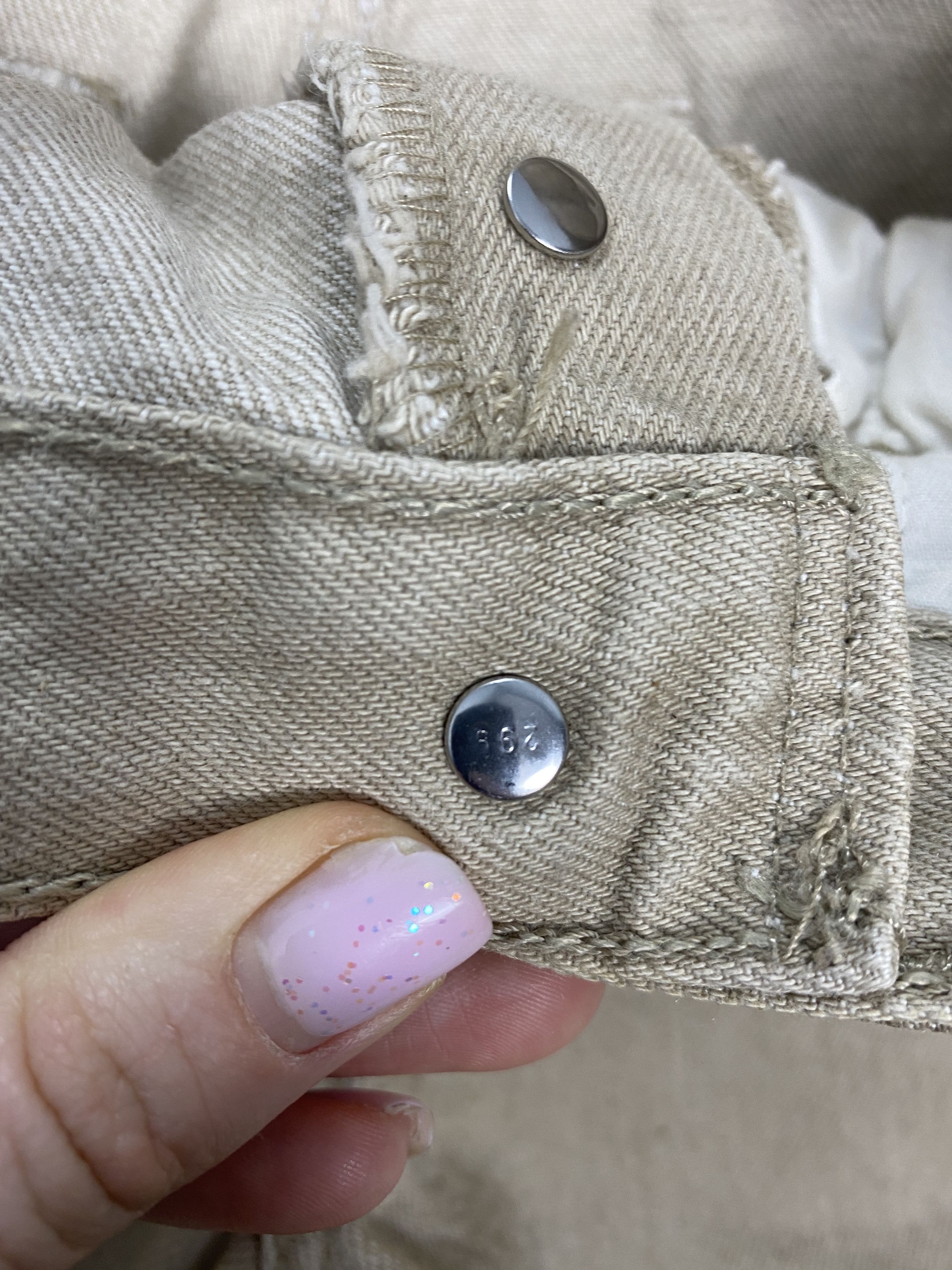 Levi's × Levi's Vintage Clothing Levi's 501 vintage jeans beige denim pants Size US 28 / EU 44 - 5 Thumbnail
