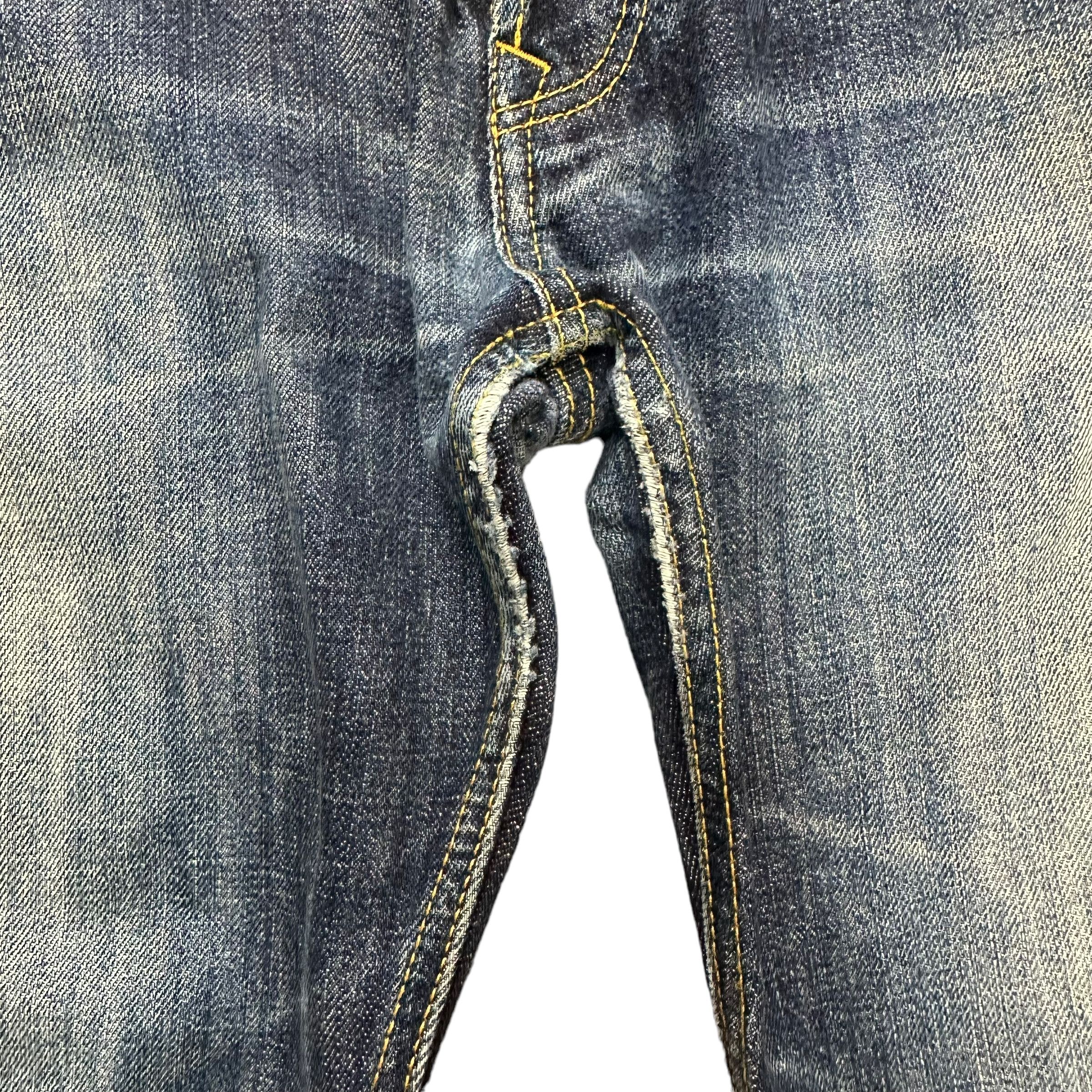 Japanese Brand ARNOLD PALMER TIMELESS FLY BOTTON DENIM PANT #8856-032 Size US 34 / EU 50 - 4 Thumbnail