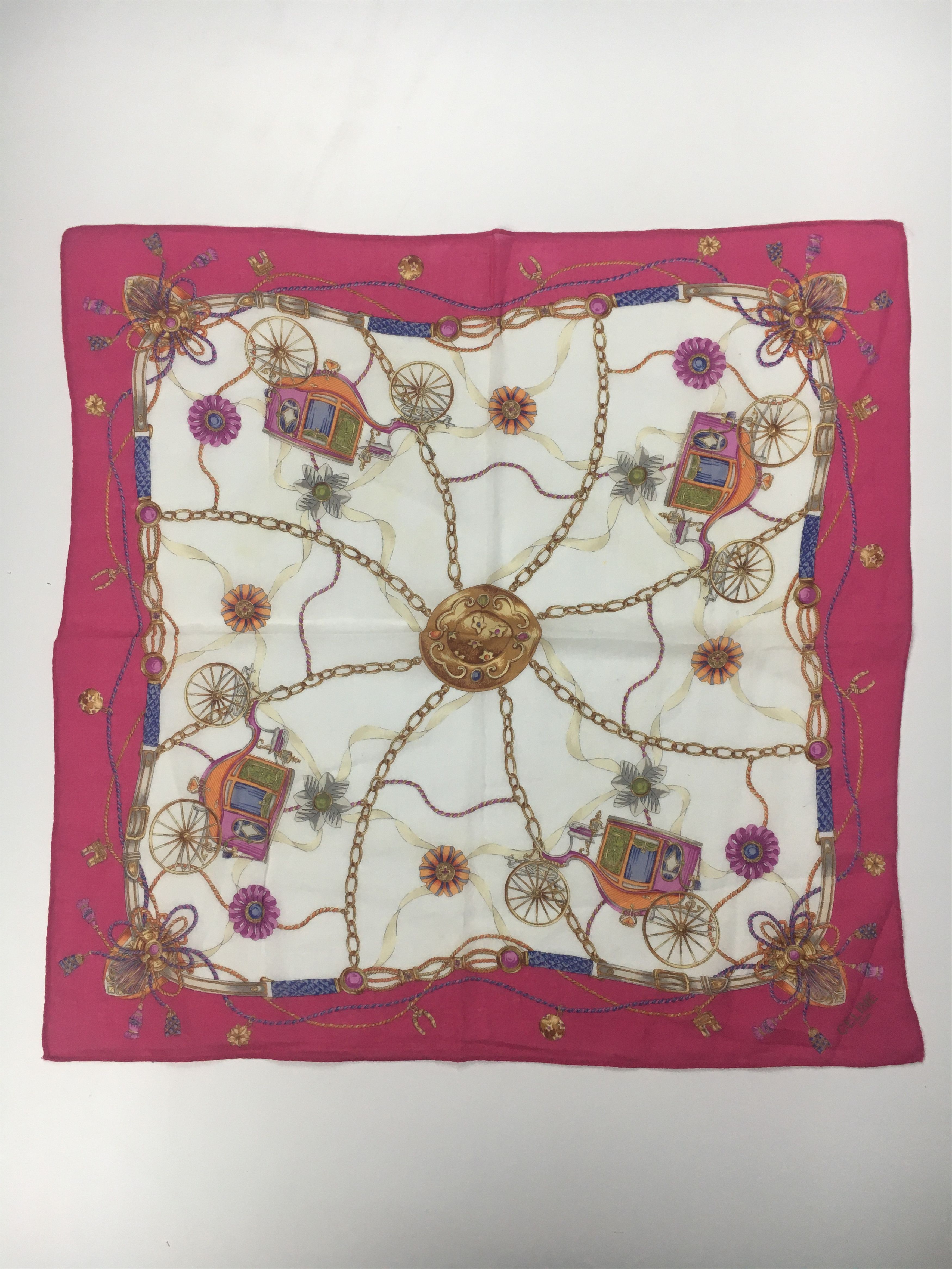 Celine Celine Handkerchief / Bandana / Neckerchief HKC0069 Size ONE SIZE - 3 Thumbnail