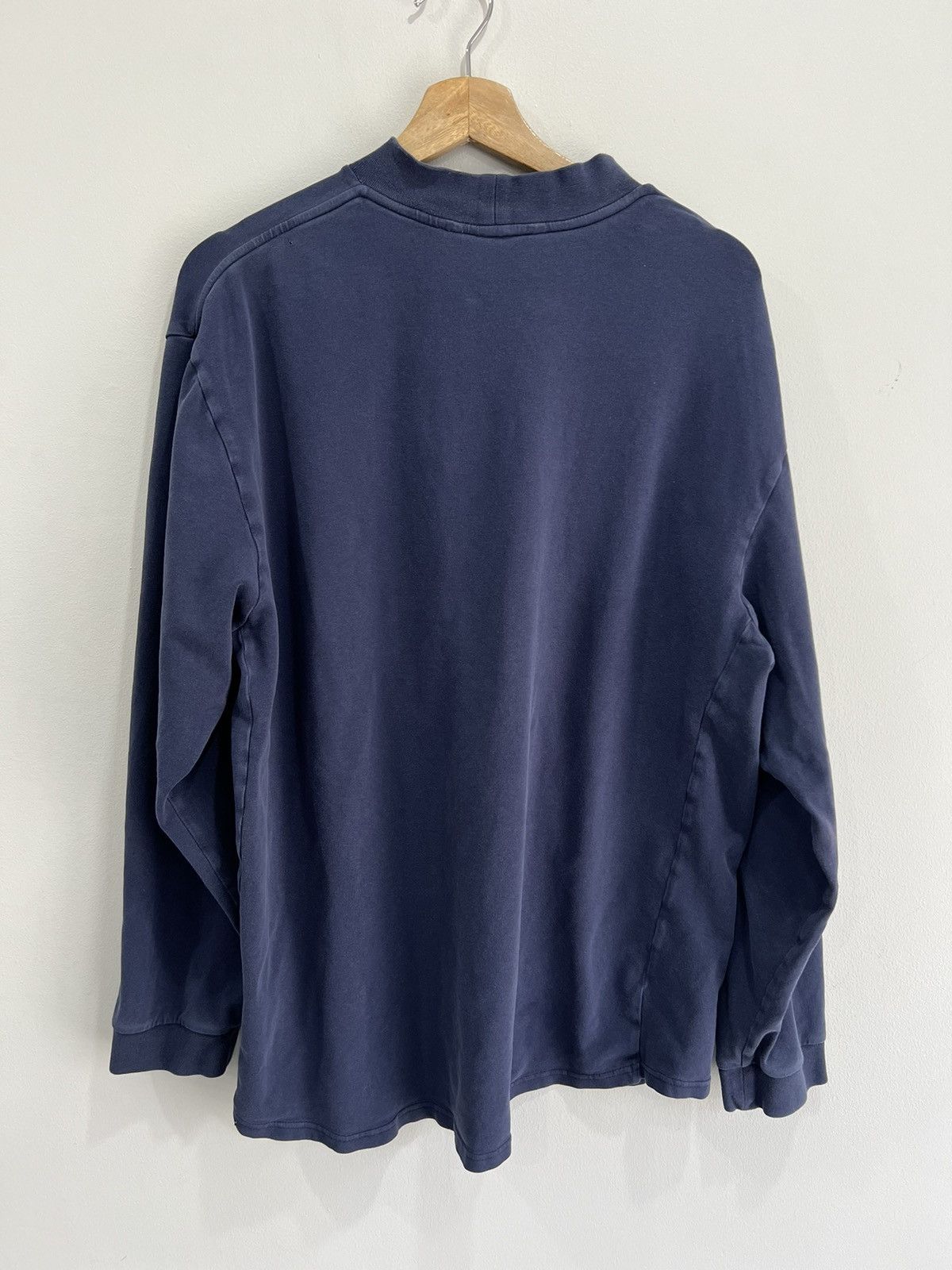 Nike Vintage Nike Mock Longsleeve shirt swoosh check Size US L / EU 52-54 / 3 - 3 Thumbnail