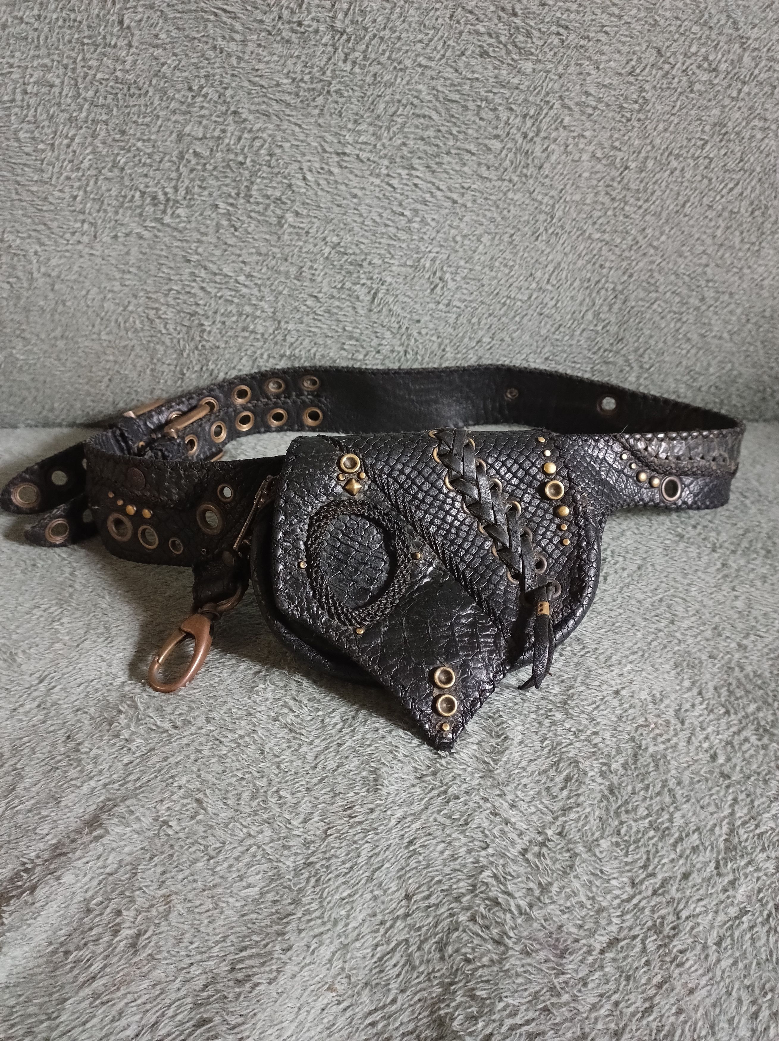 Handmade Leather Designer Handmade Vintage Belt Bag Size ONE SIZE - 1 Thumbnail