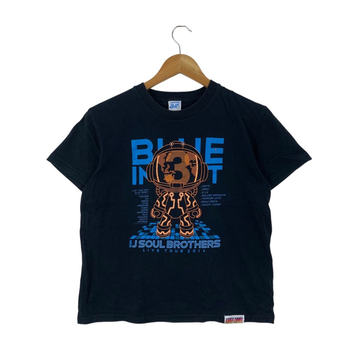 Japanese Brand J SOUL BROTHER Blue Impact 2014 Exile Tribe Japanese Tshirt Size US S / EU 44-46 / 1 - 1 Thumbnail