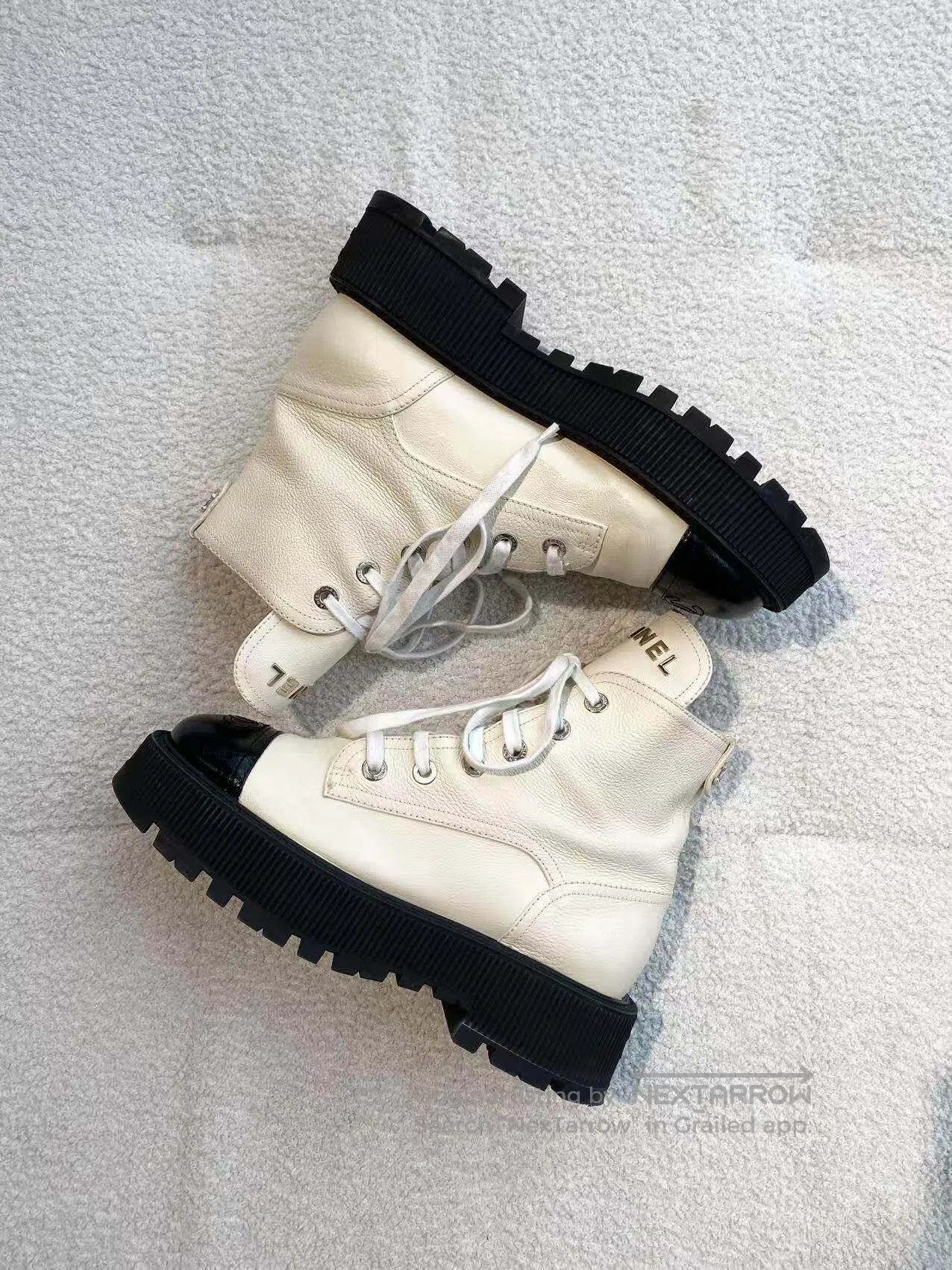 Chanel Chanel Classic logo Martin boots| Size US 8.5 / IT 38.5 - 4 Thumbnail