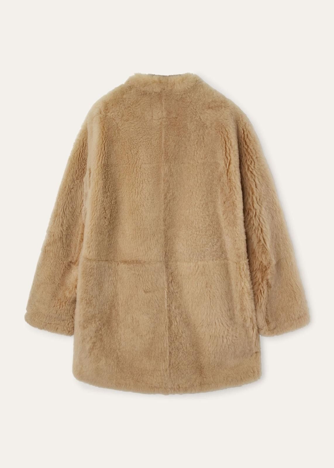 Loro Piana o1srvl11e1125 FAN2461 Celio Shearling Coat in Brown Size M / US 6-8 / IT 42-44 - 2 Thumbnail