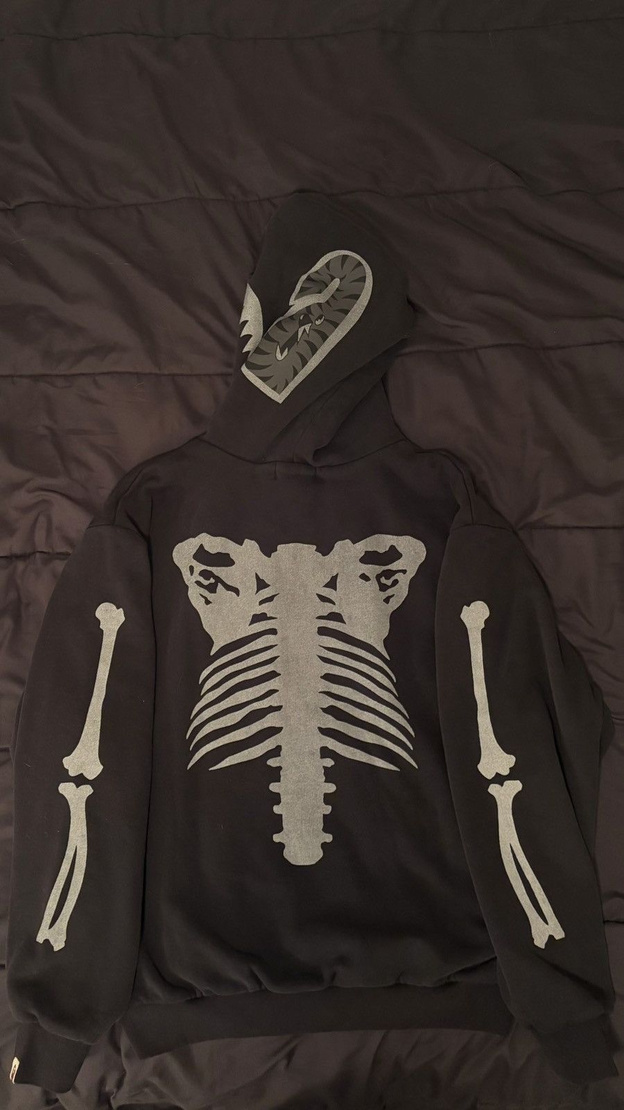 Bape Authentic BAPE Skeleton Full Zip Hoodie Size US XL / EU 56 / 4 - 3 Thumbnail