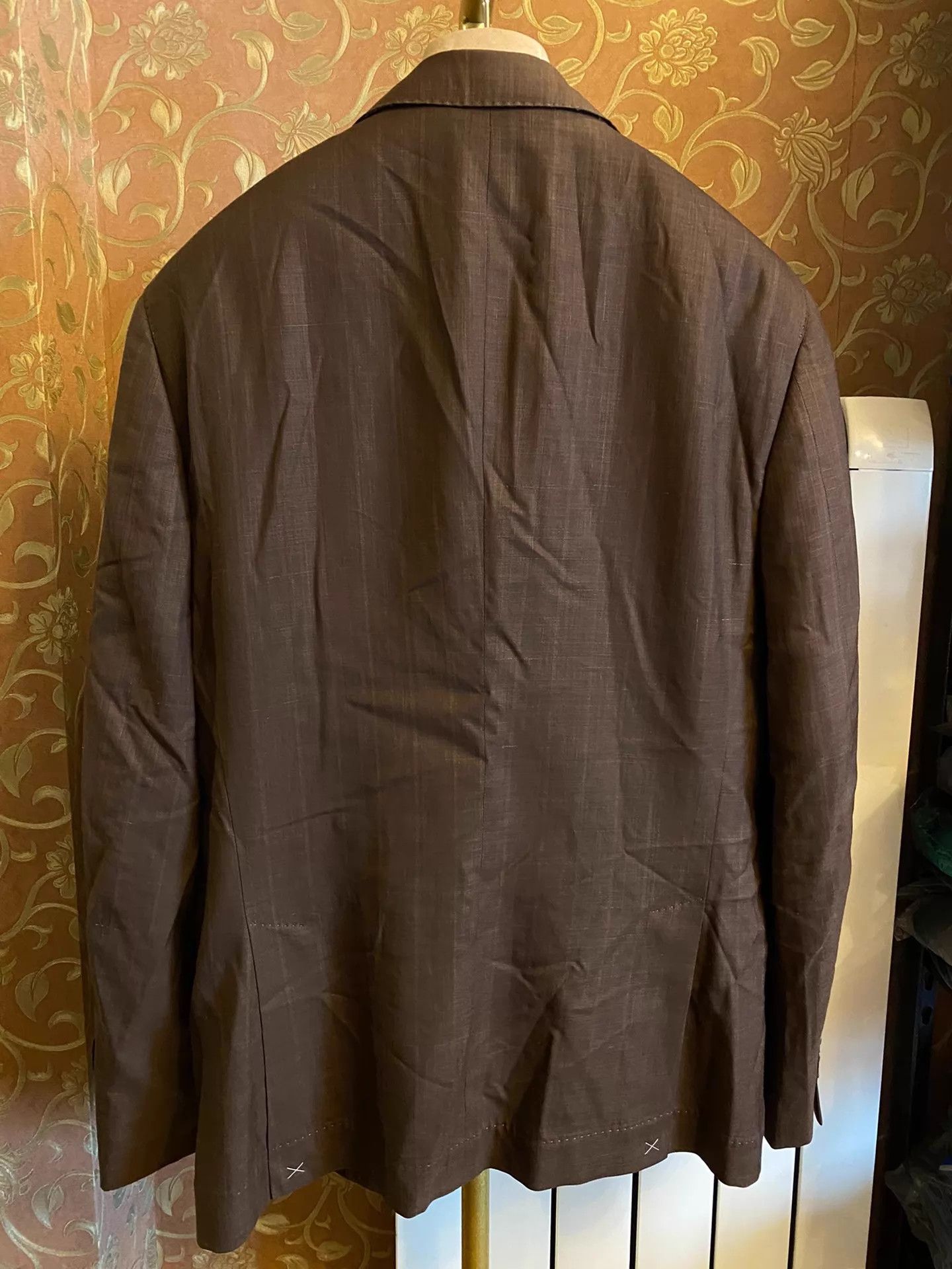 Brunello Cucinelli BC Men's Wool Linen Silk Blend Luxury Blazer - Authentic Size 50R - 3 Thumbnail
