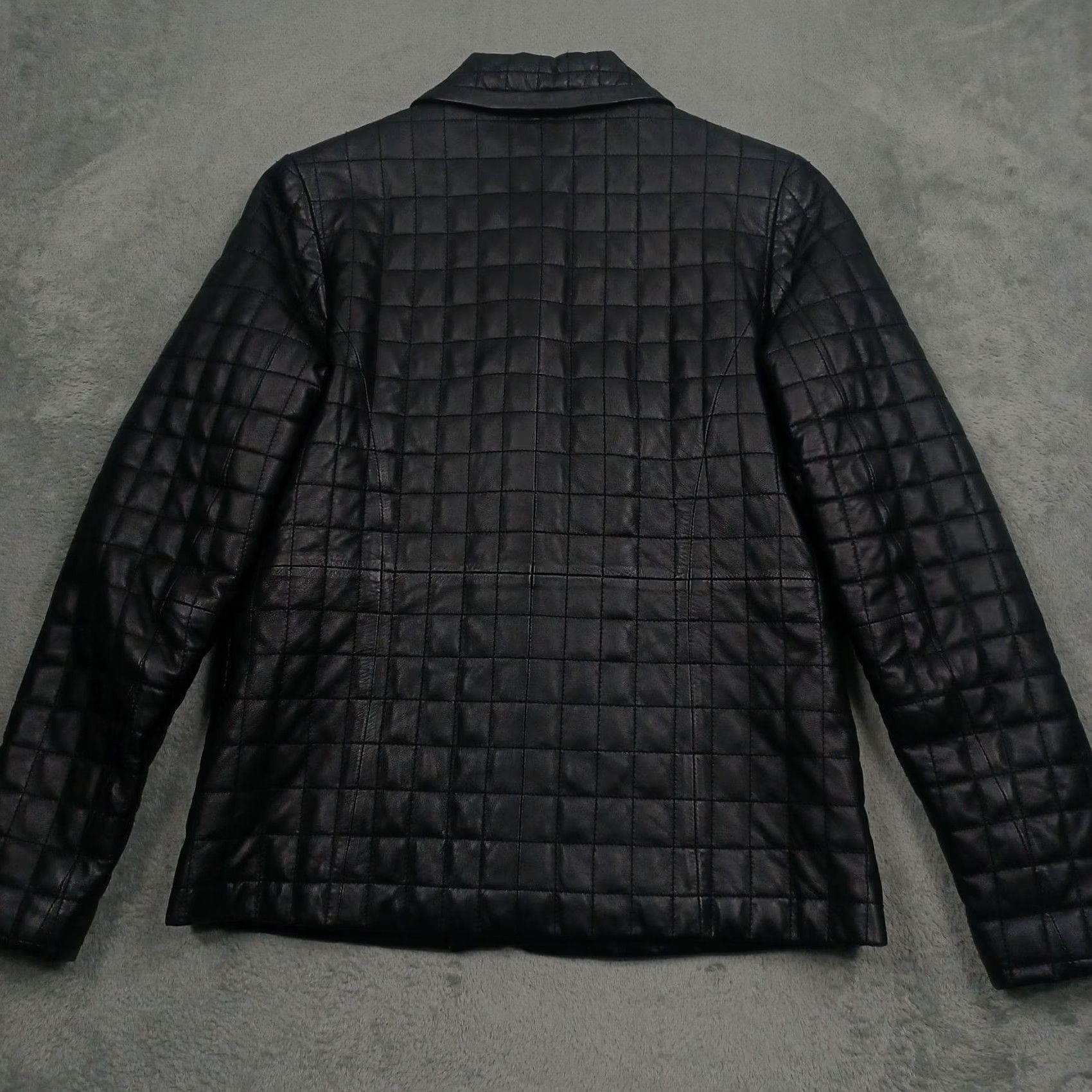 Pendleton Pendleton Leather Jacket Womens Small Black Quilted Pockets Button Up - Regular Fit, Stones Entitled Size S / US 4 / IT 40 - 6 Thumbnail