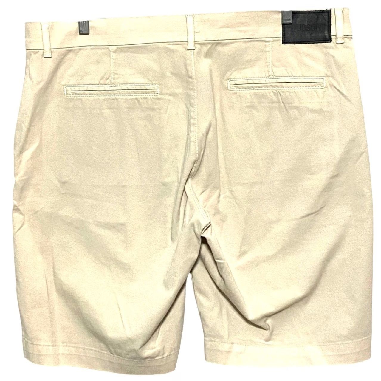 Hudson Hudson Chino Shorts Men 38 Khaki Flat Front Cargo Pocket Stretch Cotton Elastane Beige Casual Preppy Summer 38 Mens Size US 38 / EU 54 - 2 Thumbnail
