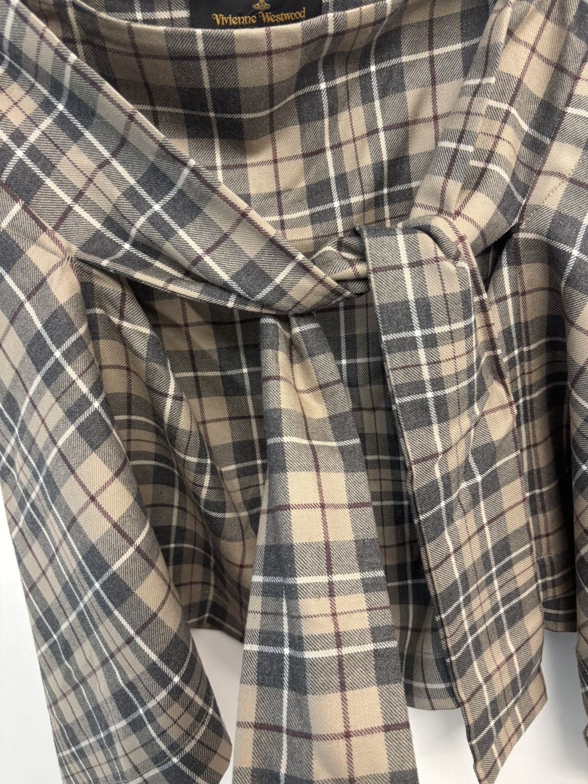 Vivienne Westwood Vivian Westwood- Wool Tartan Skirt Size 28" / US 6 / IT 42 - 3 Thumbnail
