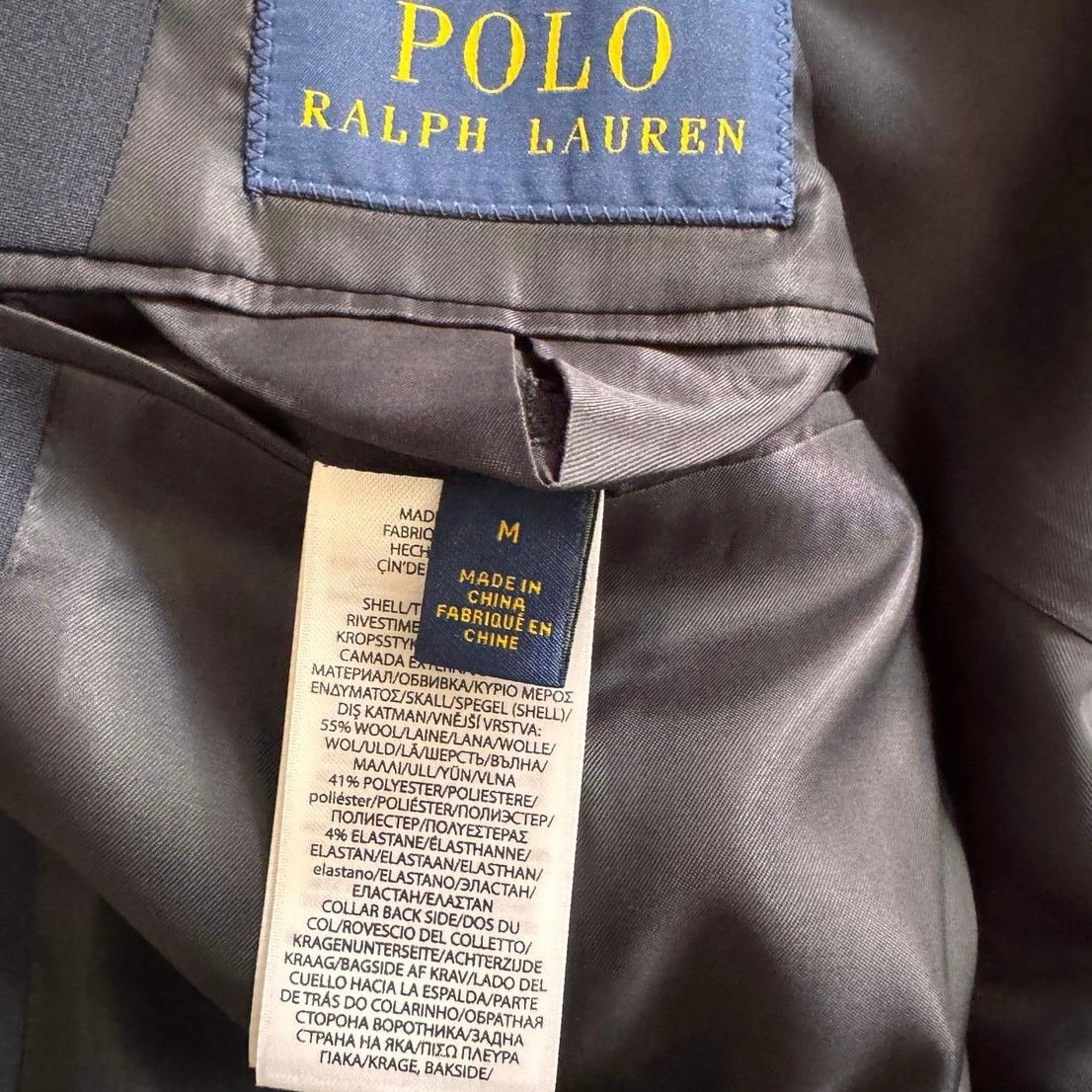 Polo Ralph Lauren Polo Ralph Lauren Modern Stretch Wool Blazer Navy NWT Medium Size 40R - 5 Thumbnail