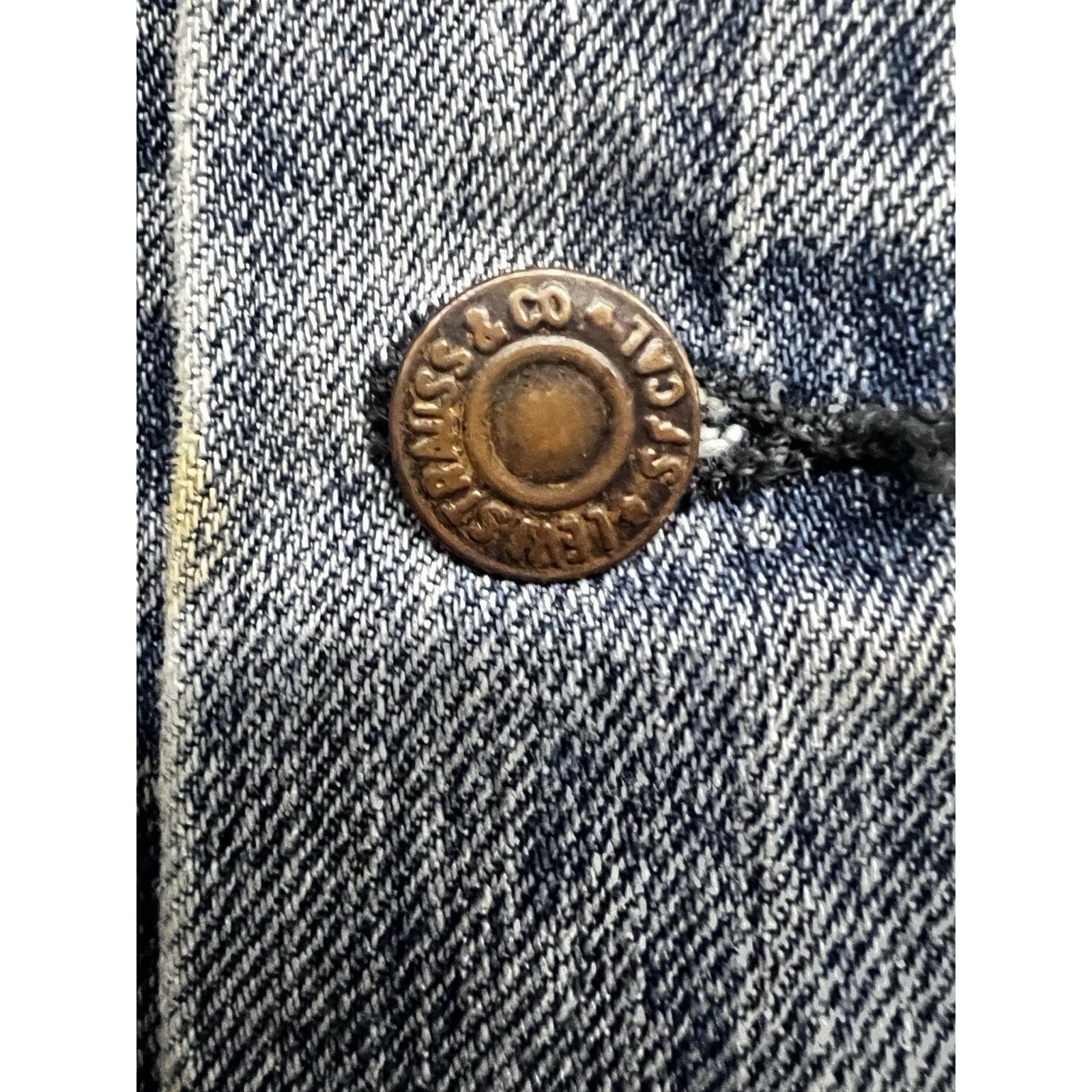 Levi's Levis Blue Denim Button Up Jean Trucker Jacket M Pockets Size US M / EU 48-50 / 2 - 7 Thumbnail