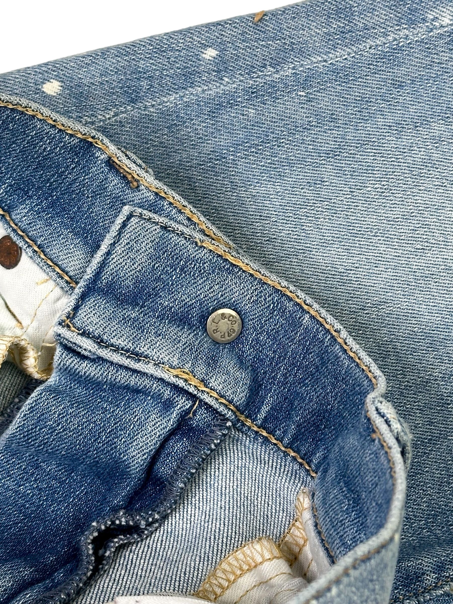 Polo Ralph Lauren denim supply ralph lauren distressed bleached vintage jeans Size US 26 / EU 42 - 10 Thumbnail
