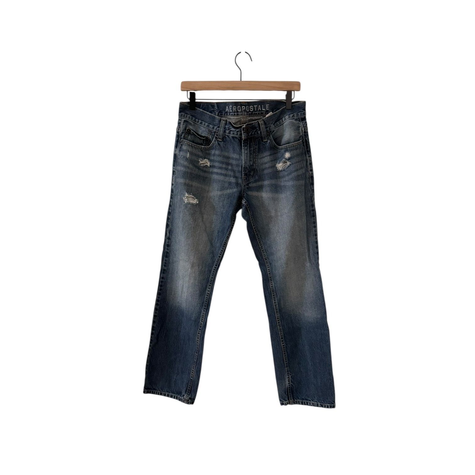 Aeropostale Aeropostale Essex Straight Jeans 30x30 Lived In Adventure Size US 30 / EU 46 - 1 Thumbnail