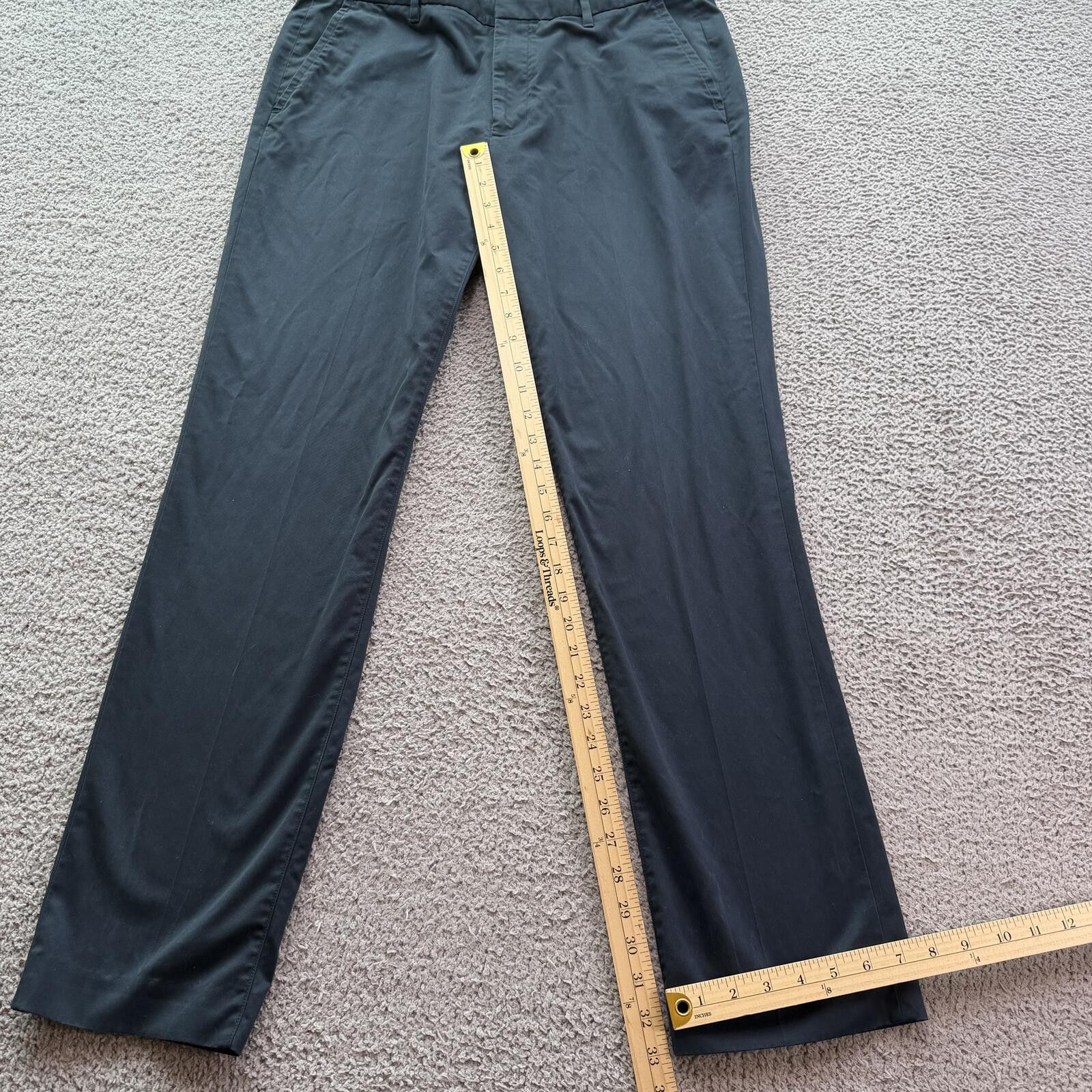 Bonobos Bonobos Monday Slim Fit Chino Pants Mens 35x34 Navy Trousers Size US 35 - 4 Thumbnail
