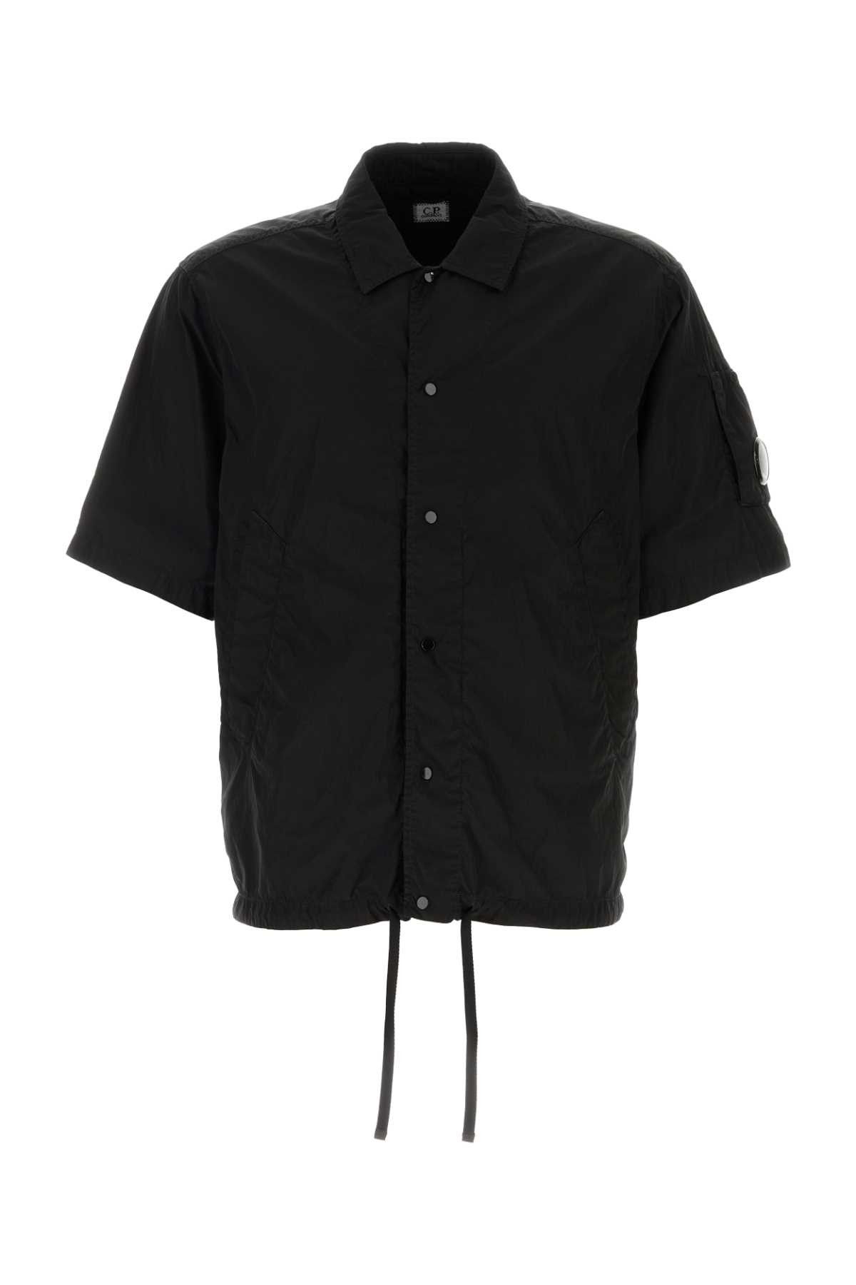 C.P. Company Black Nylon Shirt Size US M / EU 48-50 / 2 - 1 Thumbnail