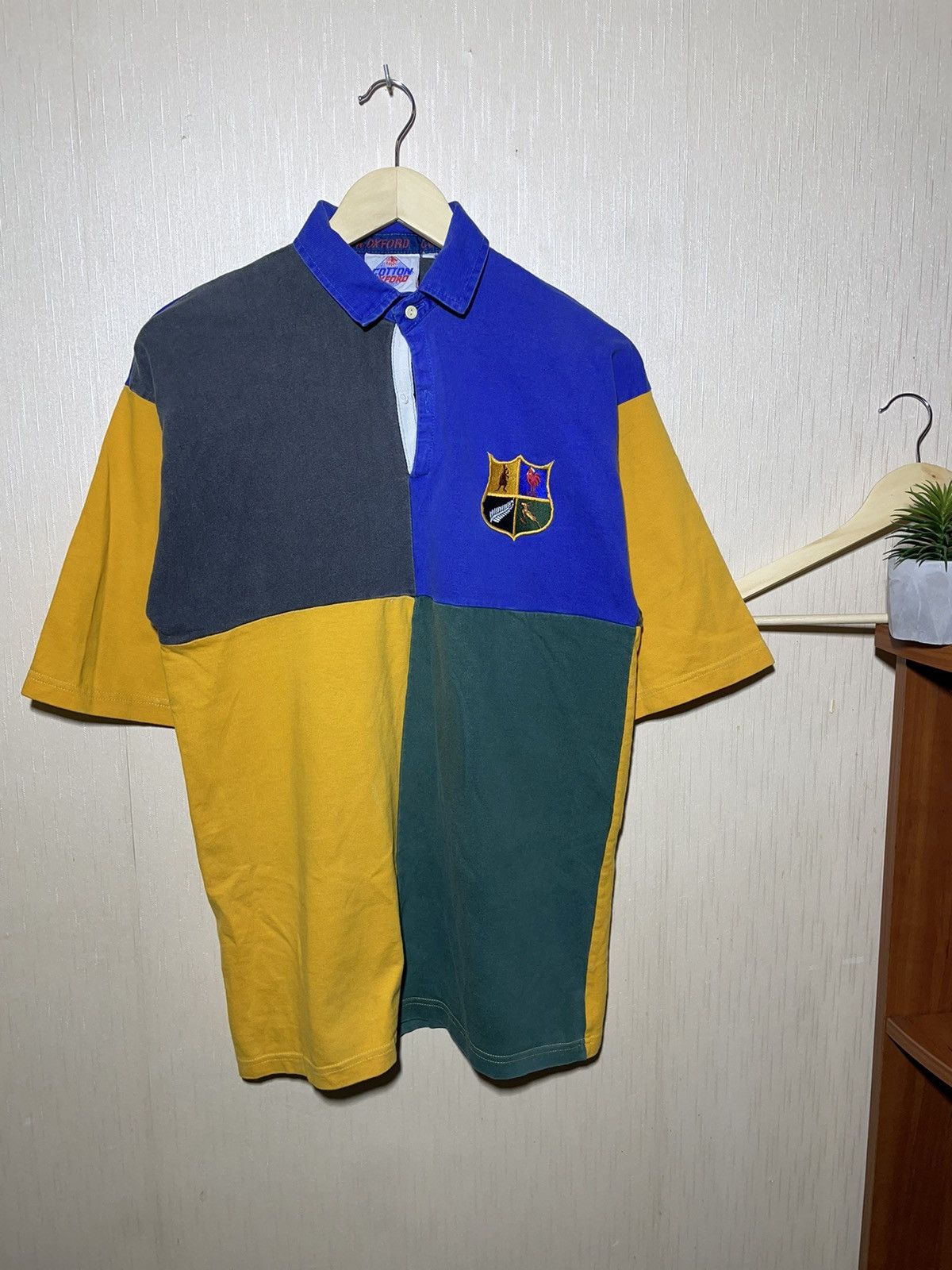 Cotton Traders × Vintage Cotton Oxford 4 nation vintage rugby jersey 80-90s Size US L / EU 52-54 / 3 - 1 Thumbnail