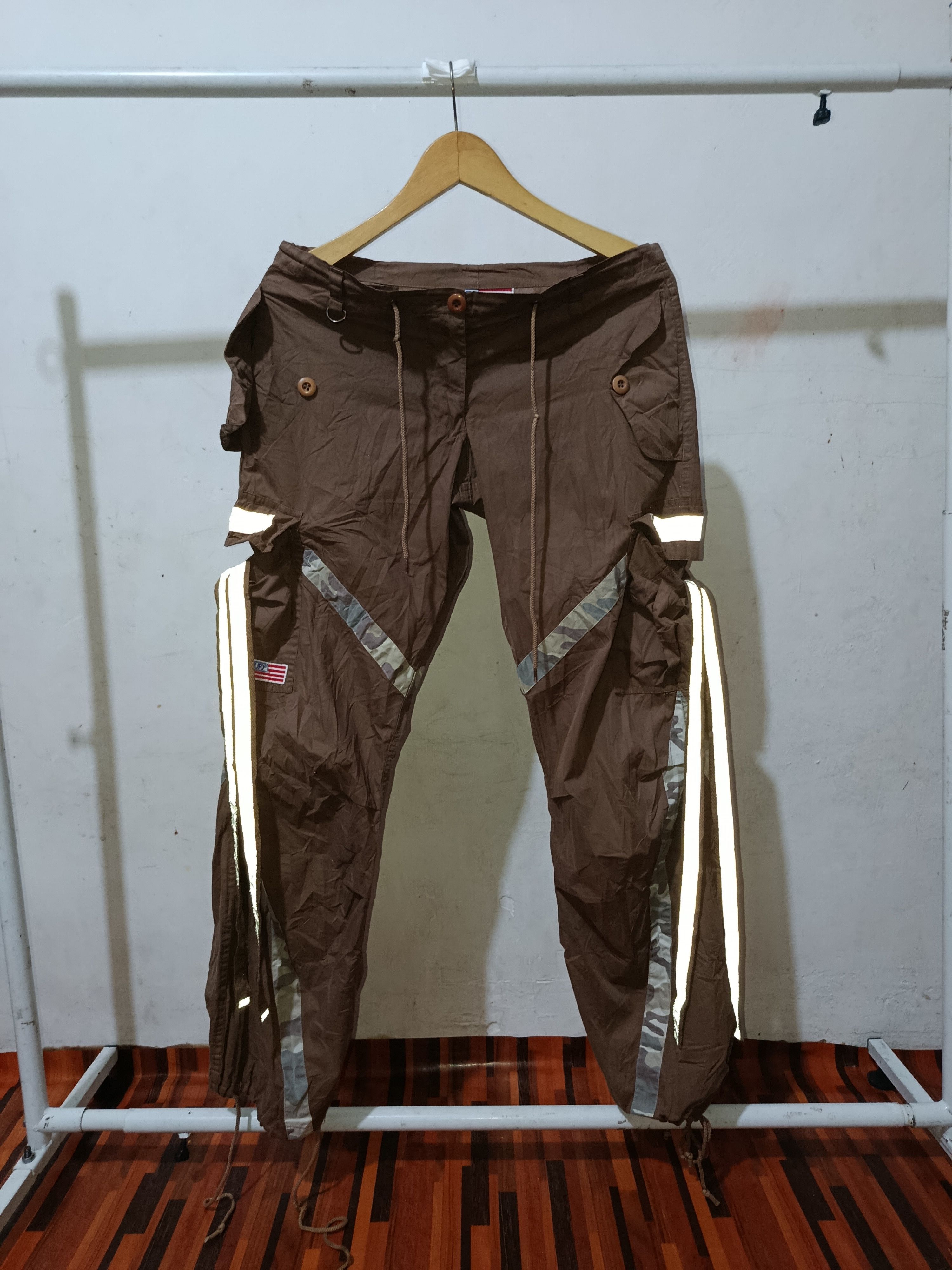 Other Vintage UFO Reflective Bondages Pants Size 32" / US 10 / IT 46 - 2 Thumbnail