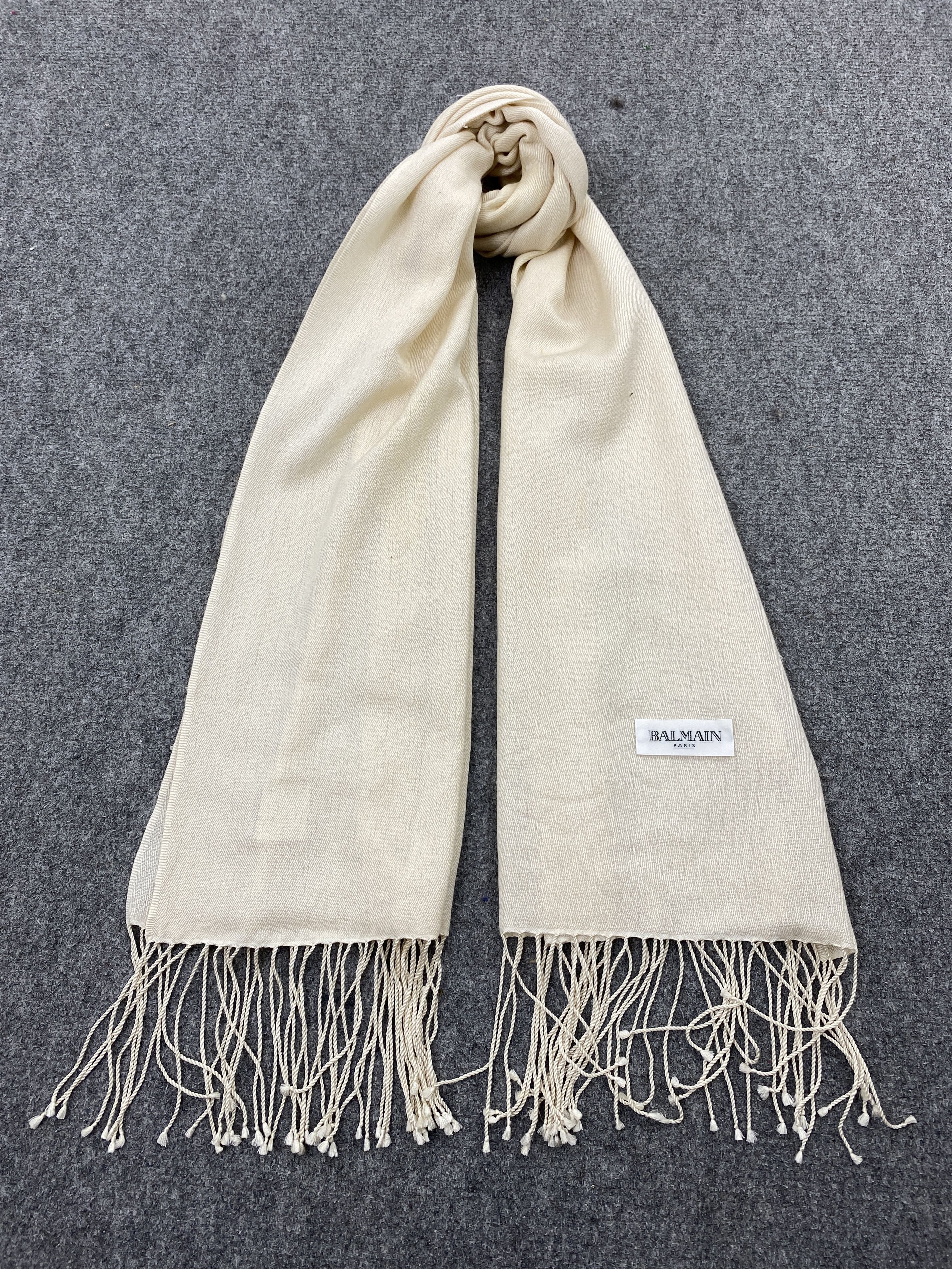 Vintage Balmain Scarf Muffler Neckwear SC0052