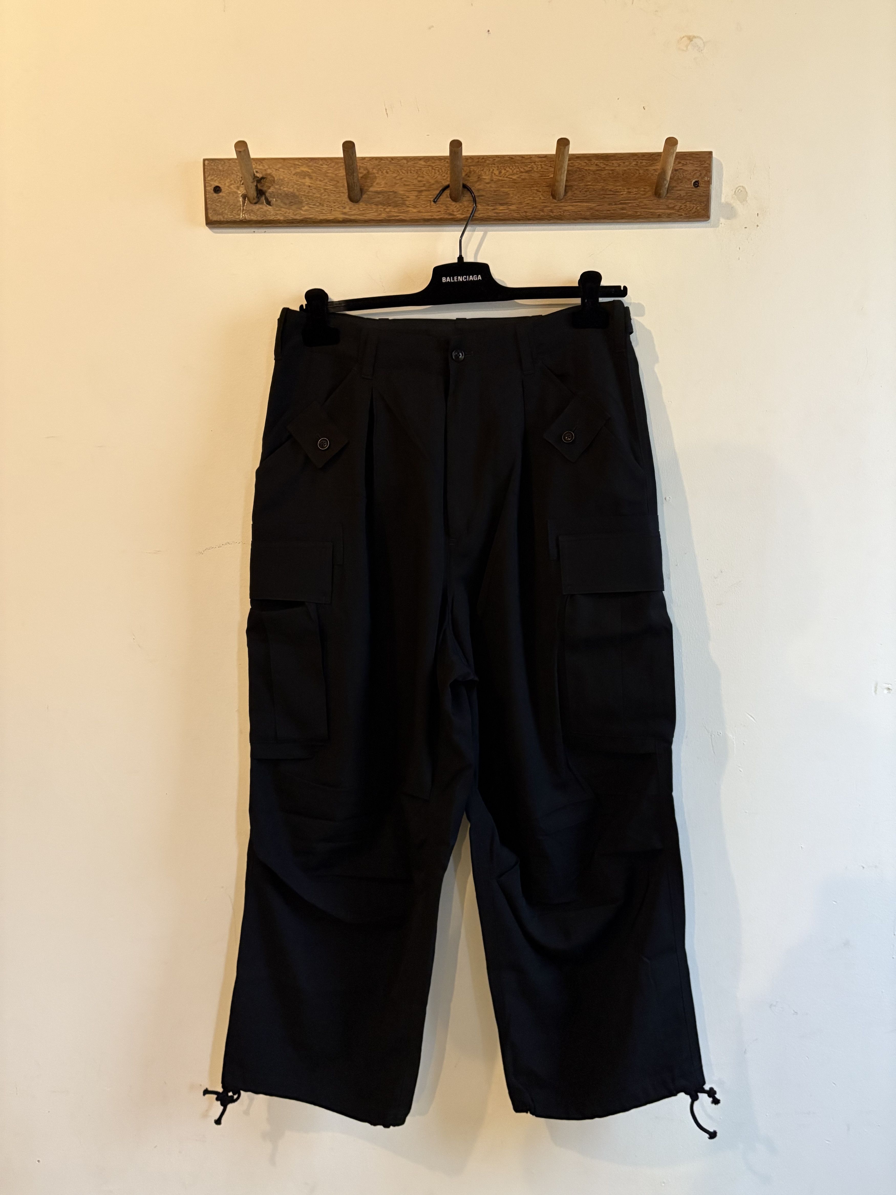 Yohji Yamamoto Yohji Yamamoto Pour Homme Cargo Pants Size US 32 / EU 48 - 1 Thumbnail