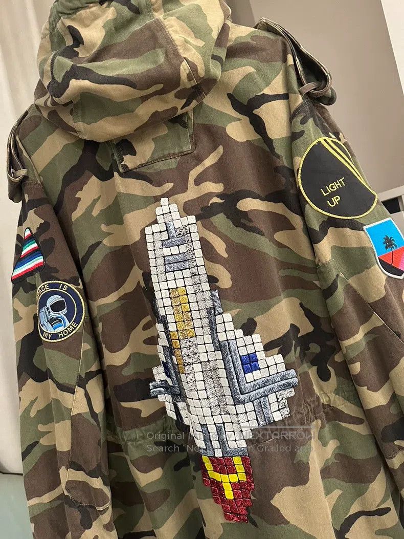Saint Laurent Paris Saint Laurent Paris Large Rocket Camo Coat Size US S / EU 44-46 / 1 - 4 Thumbnail