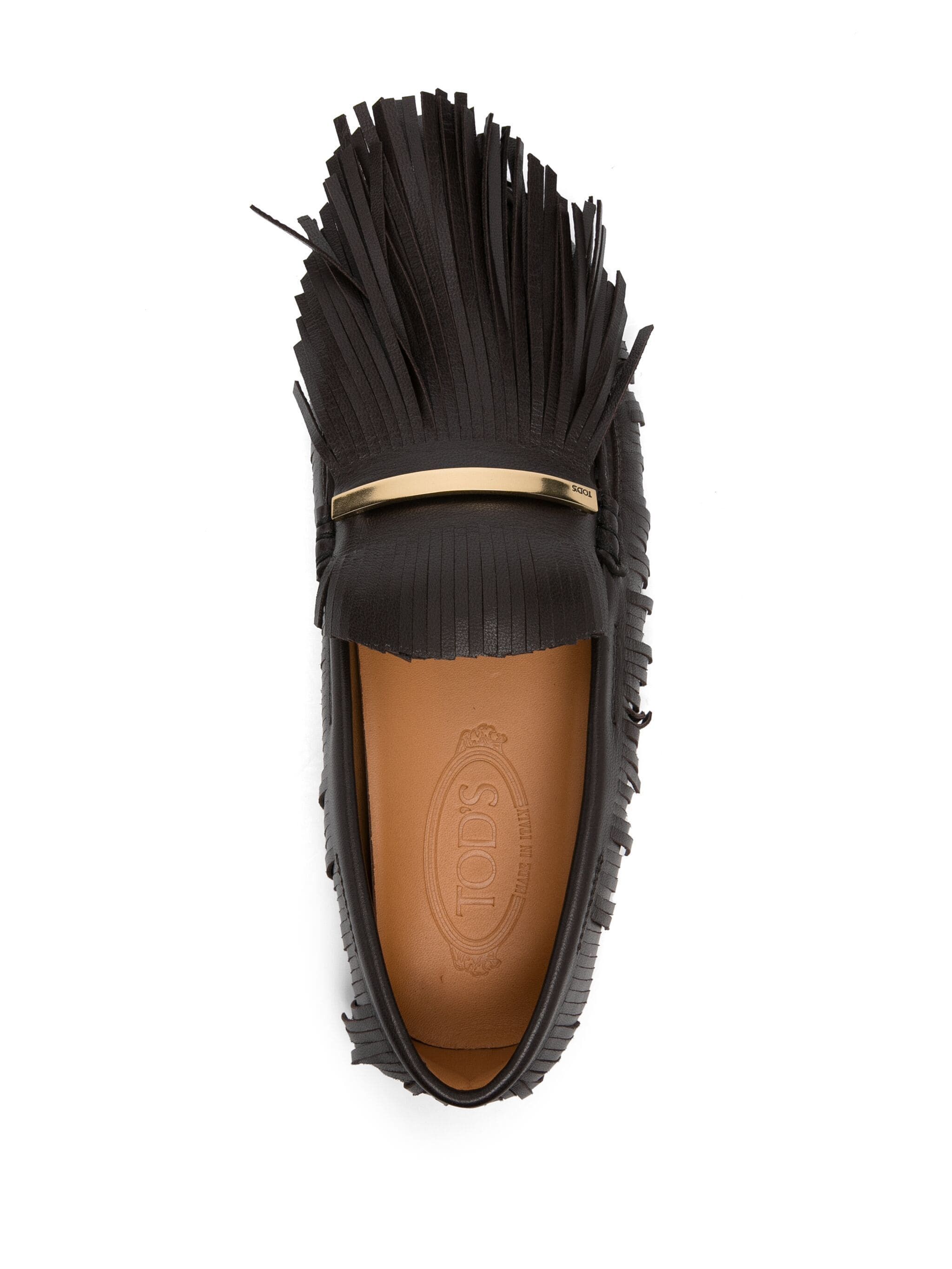 Tod's o1s22i1n1024 Yorky Loafers in Brown Size US 8 / IT 38 - 4 Thumbnail