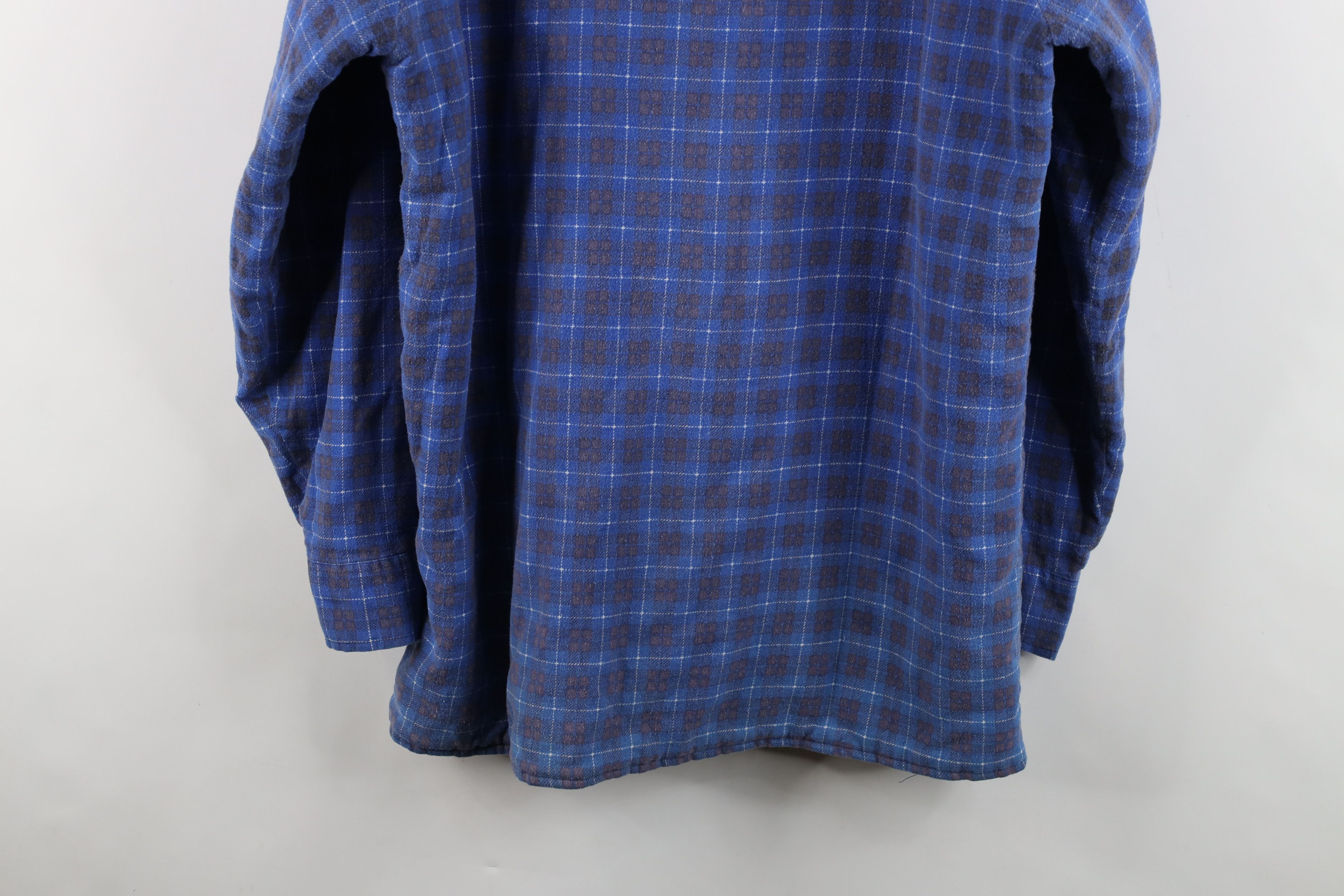 Lee Vintage 70s Lee Flannel Button Shirt Jacket Jac Shirt Size US L / EU 52-54 / 3 - 13 Thumbnail