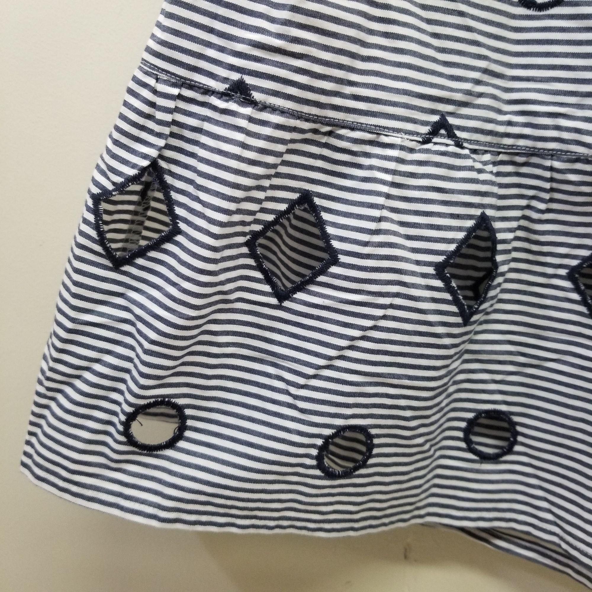 Madewell Madewell S Blue White Stripe Tiered Skirt Nautical Coastal E Size 27" / US 4 / IT 40 - 5 Thumbnail