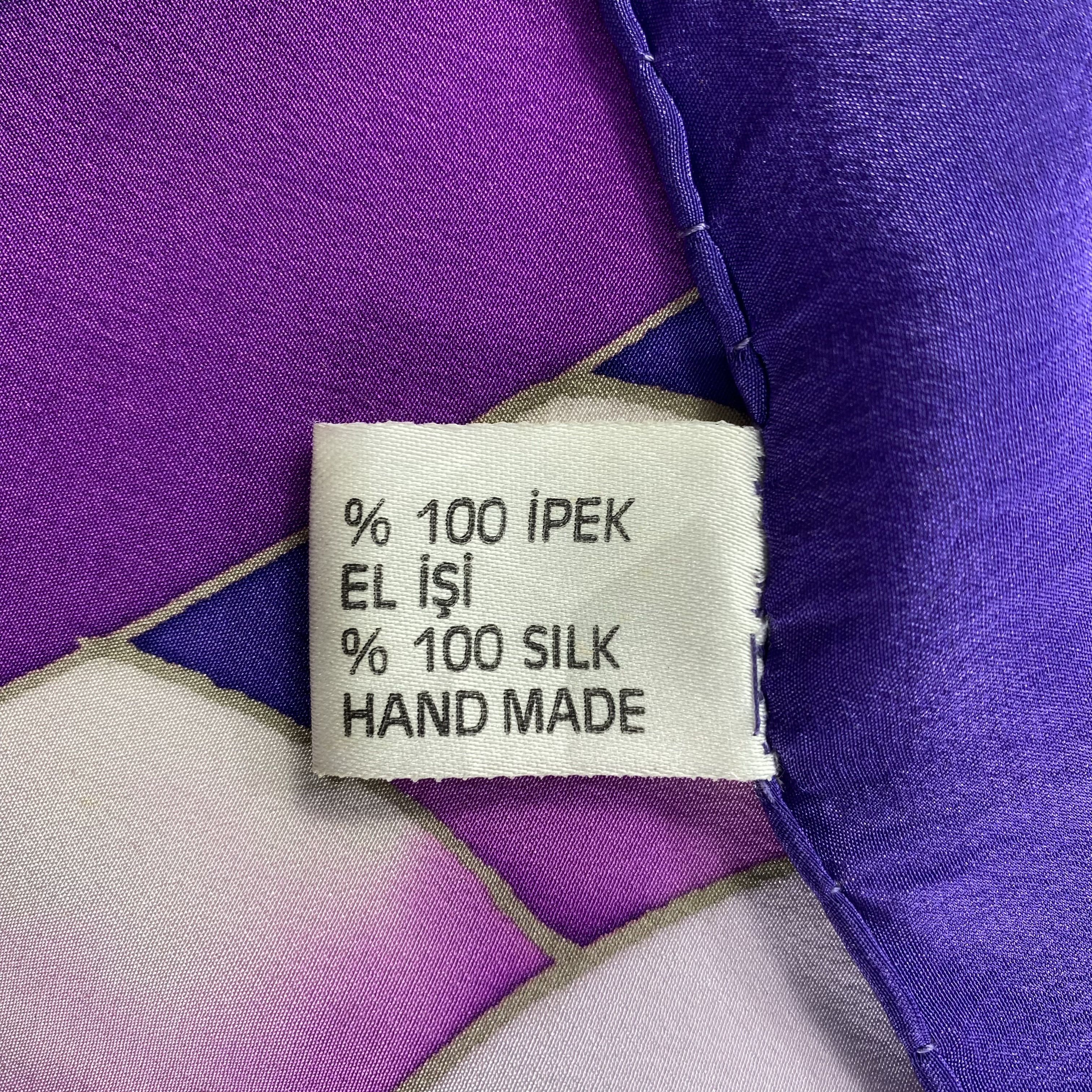 Handmade × Japanese Brand × Vintage Vintage Abstract Silk Scarf SS034 Size ONE SIZE - 8 Thumbnail