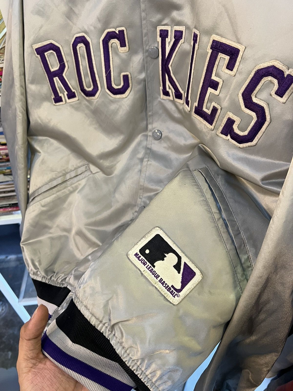 MLB × Vintage Vintage MLB Rockies Jacket Size US L / EU 52-54 / 3 - 3 Thumbnail