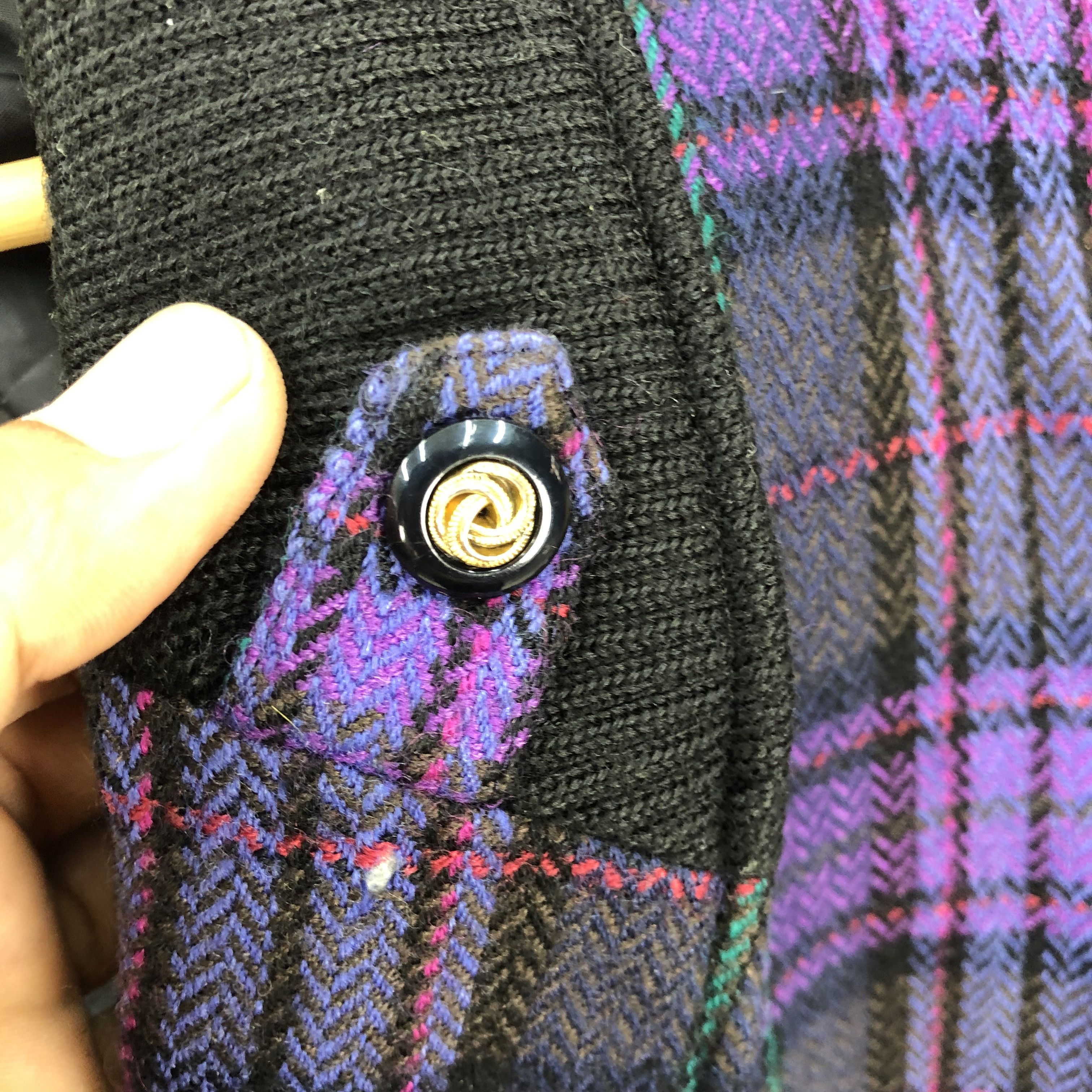 Japanese Brand Vintage Pajaporo Checkered Tartan Varsity Cardigan Jacket Size US M / EU 48-50 / 2 - 4 Thumbnail