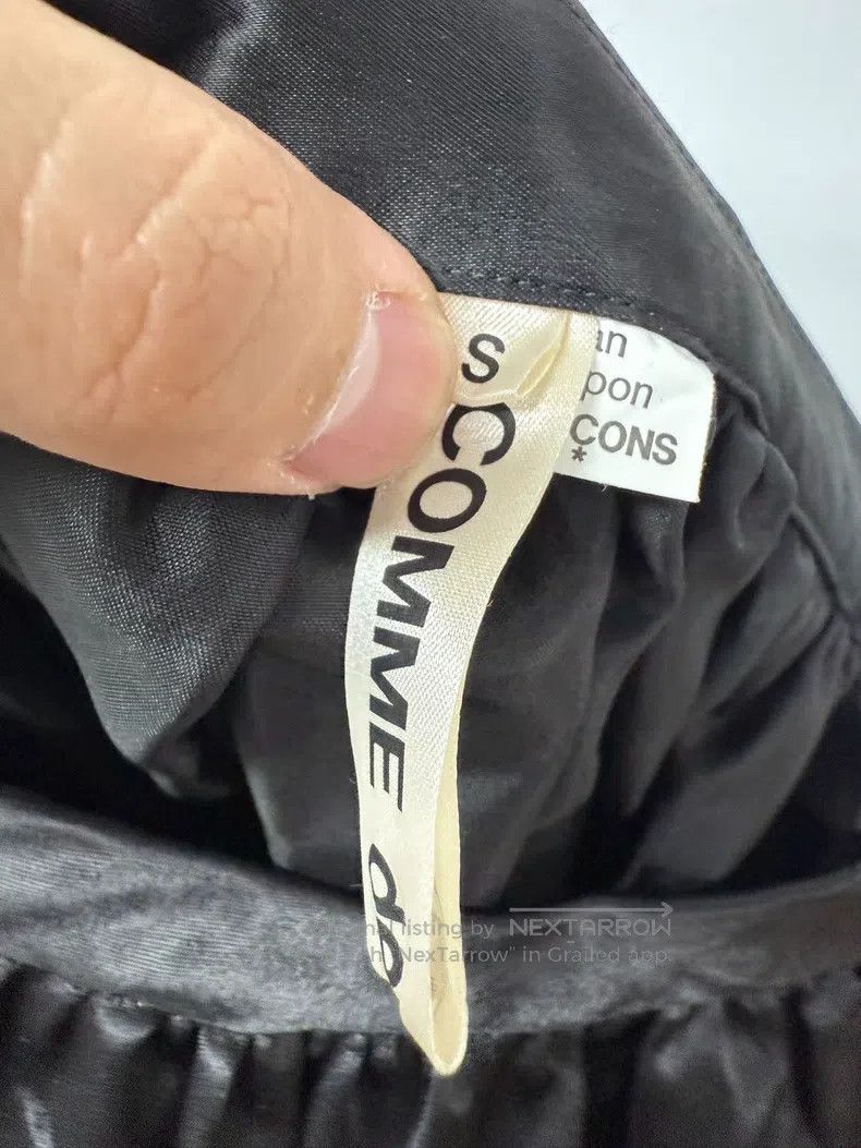 Comme des Garcons Comme Des Garcons size S Silky pleated distressed skirt Size 23" - 7 Thumbnail