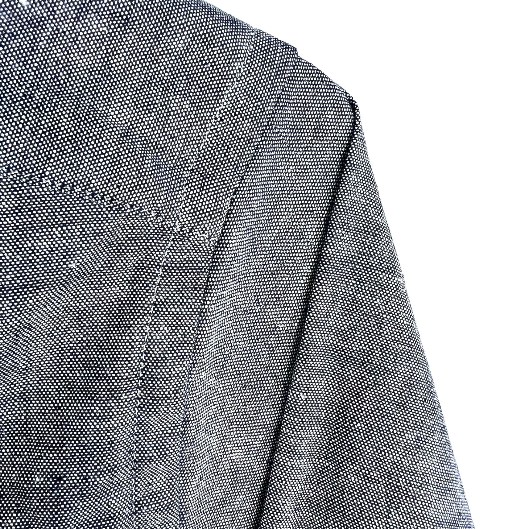 CLOT Cloth Proper Solid Woven Button-Down Shirt Men's 4XL Gray Cotton Solid Button-Up Regula r Fit Long Sleeve Casual Classic Designer Cowboy Dad Sportsman Size US XXL / EU 58 / 5 - 2 Thumbnail