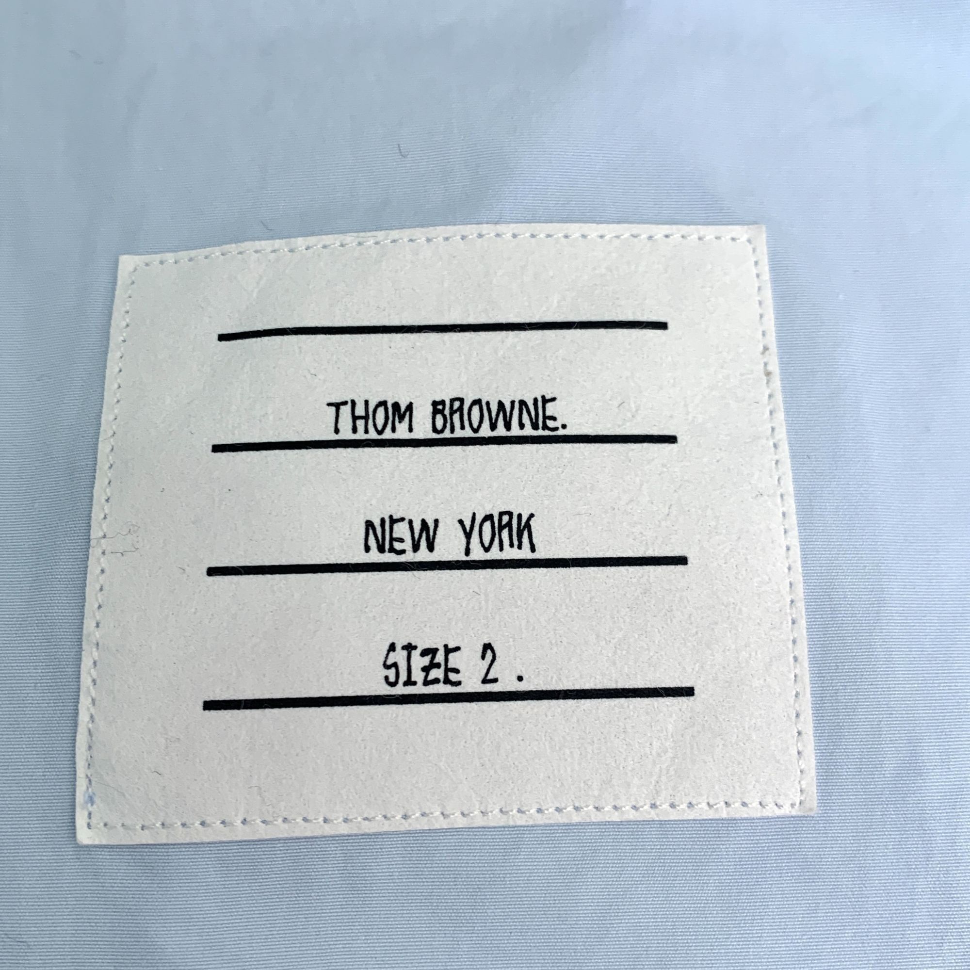 Thom Browne Thom Browne Light Blue Striped Long Sleeve Shirt Size US M / EU 48-50 / 2 - 5 Thumbnail