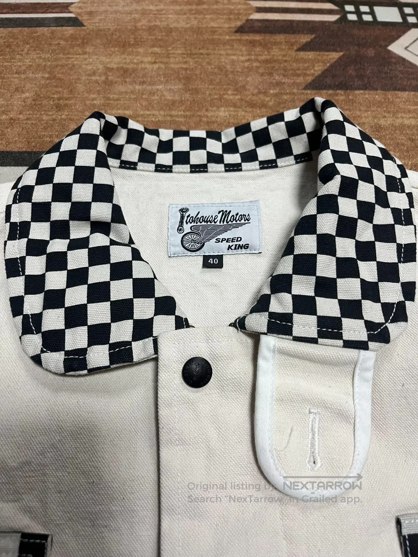 Other ITOHOUSE AUTO RACES Canvas Jacket. Size US XXS / EU 40 - 3 Thumbnail