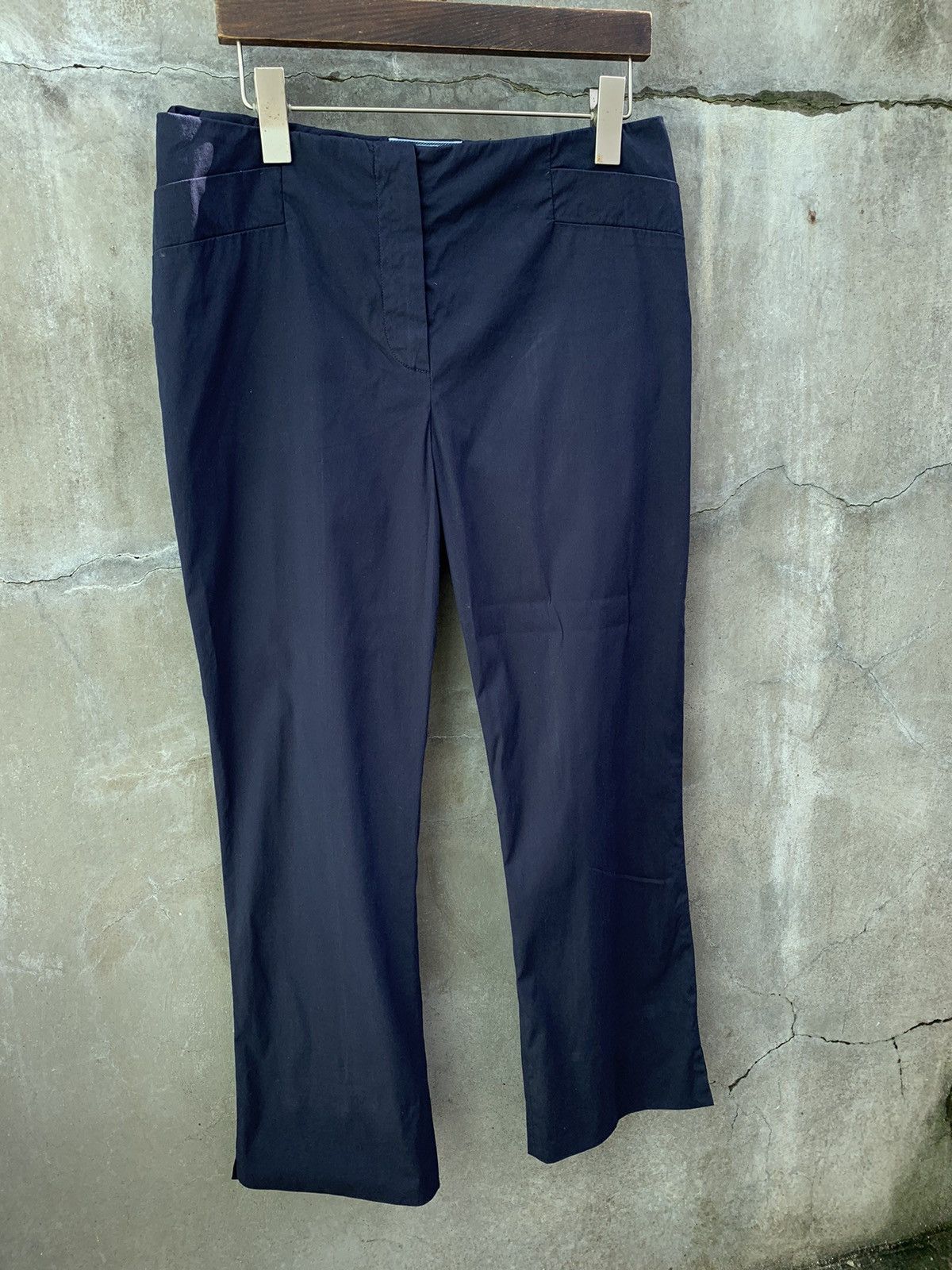 Prada Navy Blue Uniform Slacks Size 27" / US 4 / IT 40 - 2 Thumbnail