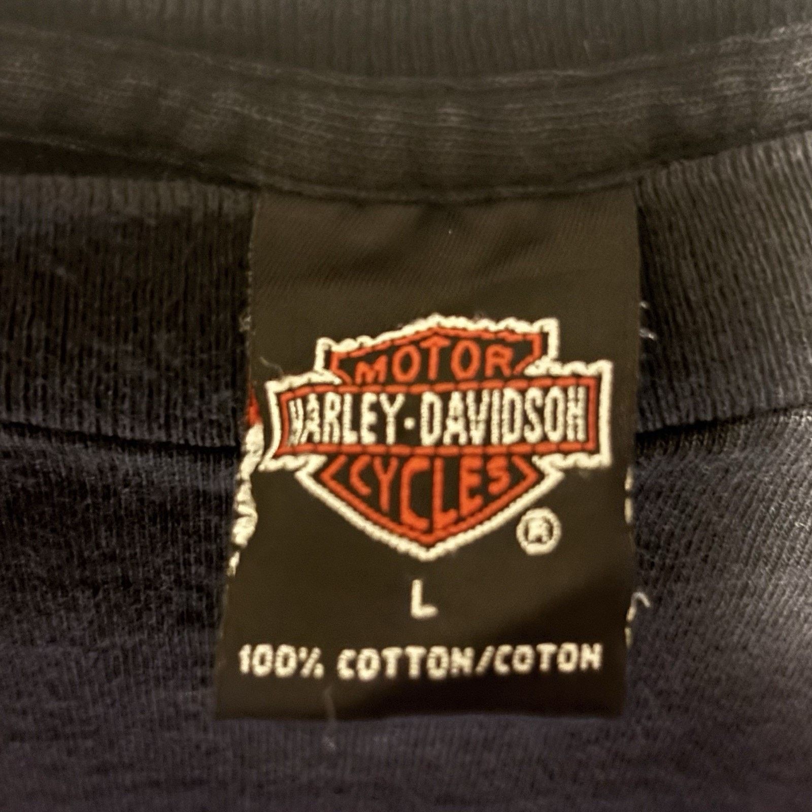 Harley Davidson × Vintage Vintage 1997 Harley Davidson T Shirt Eagle Single Stitched Size US L / EU 52-54 / 3 - 5 Thumbnail