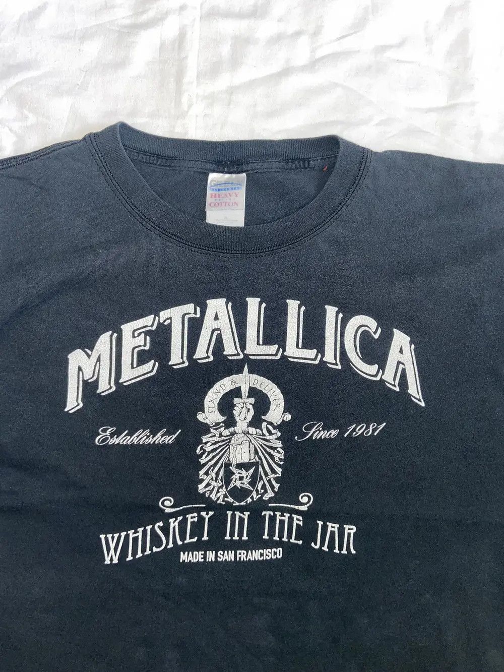 Band Tees VINTAGE 90 MERCH METALLICA WHISKEY IN THE JAR BAND TEE Y2K Size US XL / EU 56 / 4 - 2 Thumbnail