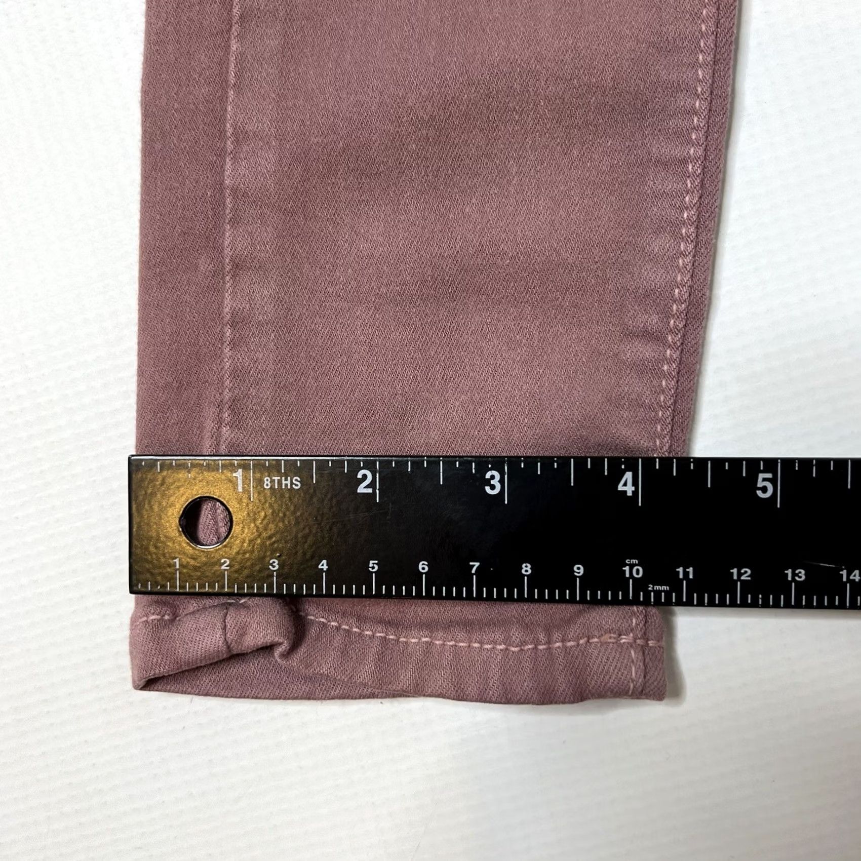 Vintage VINTAGE KanCan Estilo Jeans Women's Size 24x30 Skinny Mauve Pink Low Rise Jeans Size 42" / US 20 - 3 Thumbnail