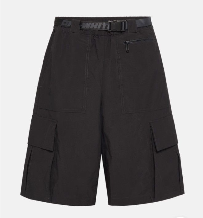 Off-White Off-White Industrial Cargo Shorts Black 32 Size US 32 / EU 48 - 22 Thumbnail